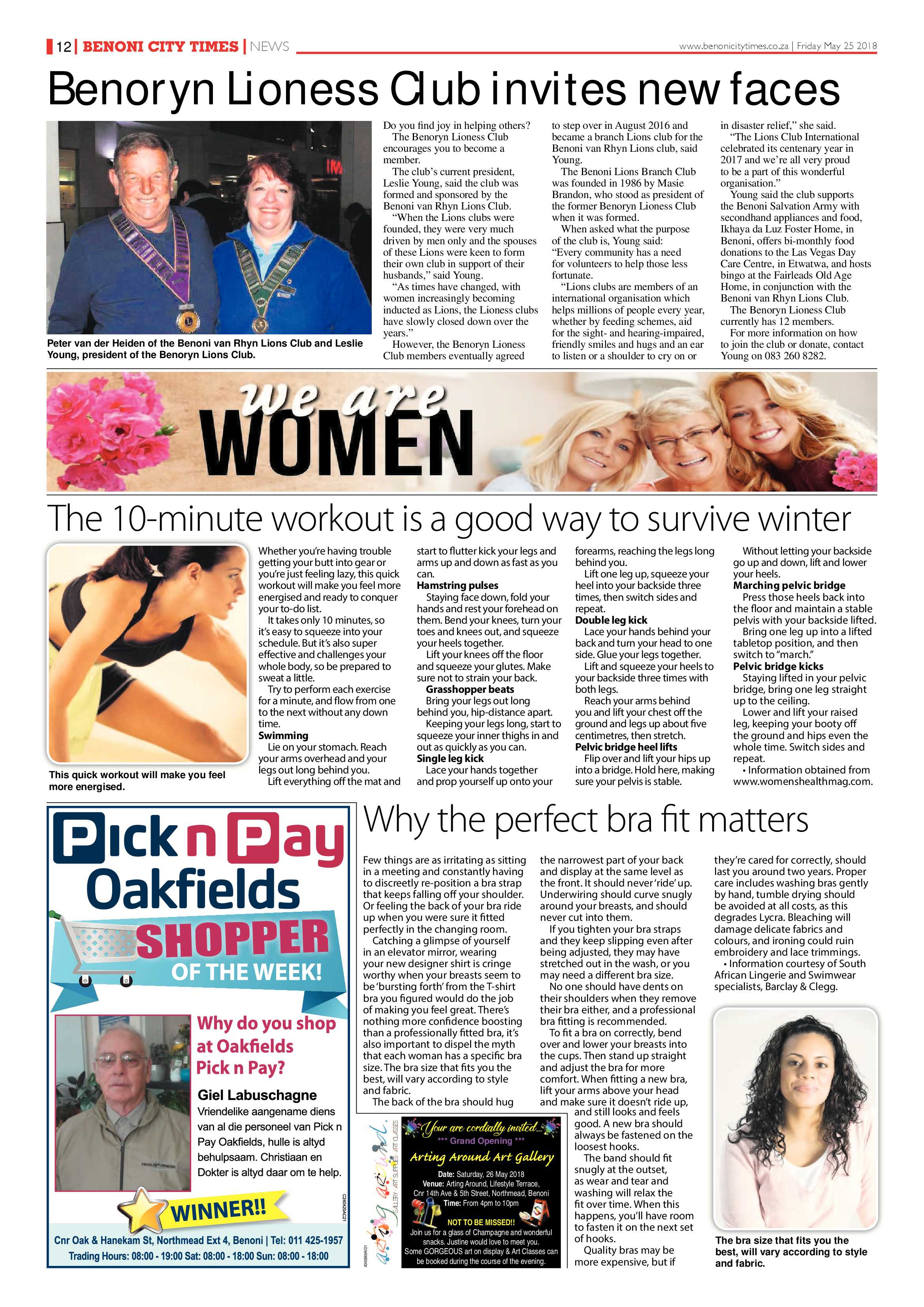 Benoni City Times 24 May 2018 page 12