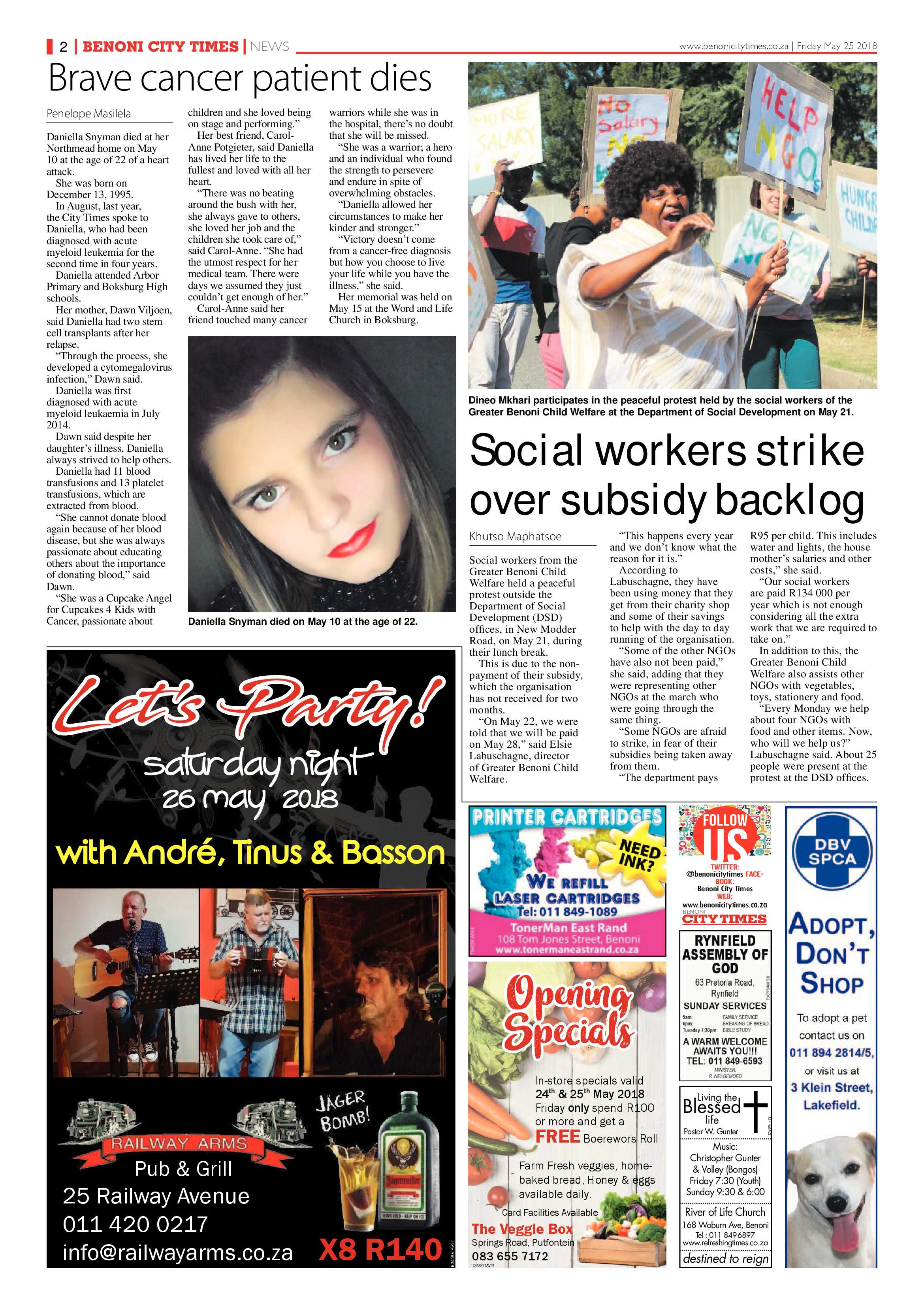 Benoni City Times 24 May 2018 page 2