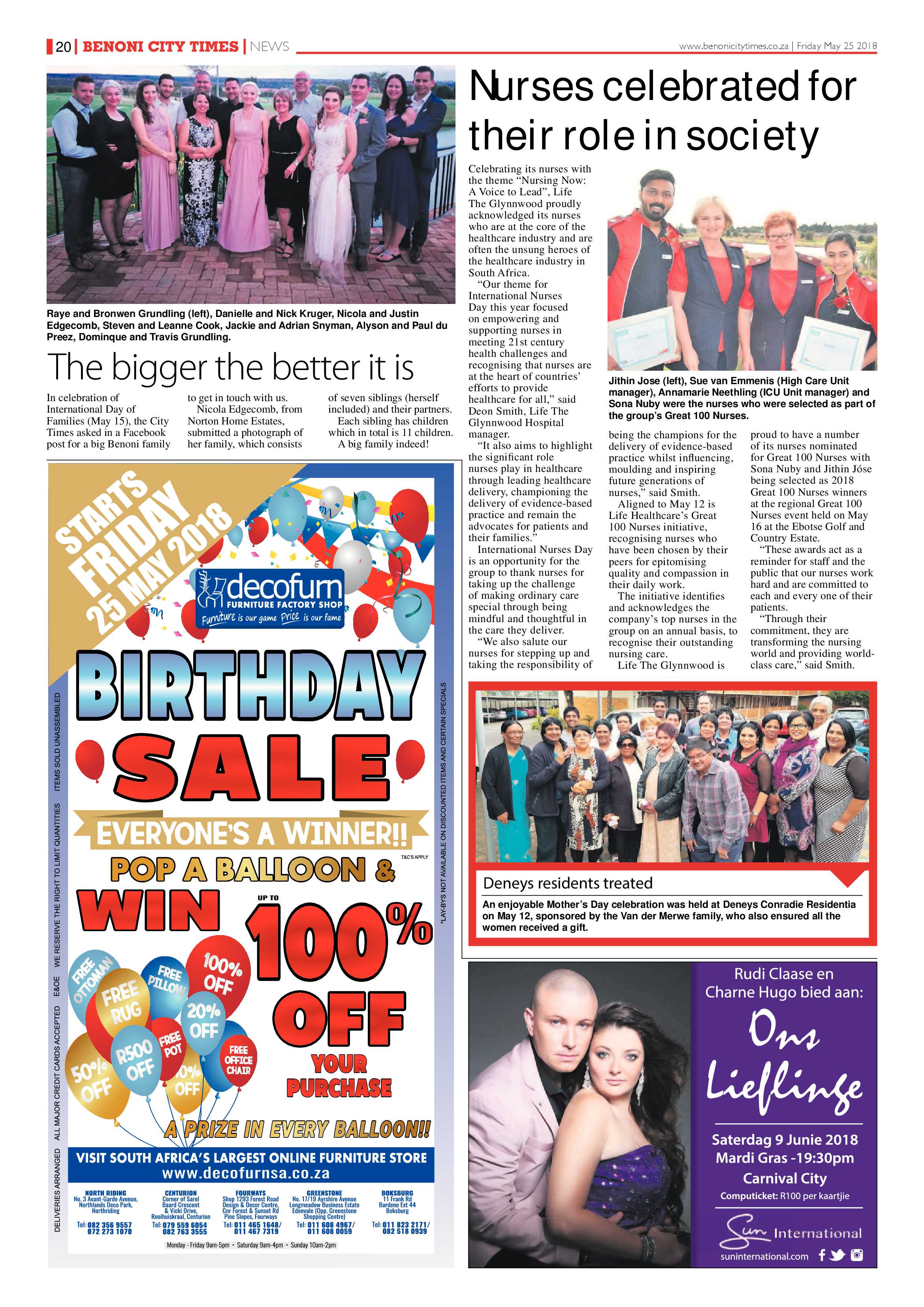 Benoni City Times 24 May 2018 page 20