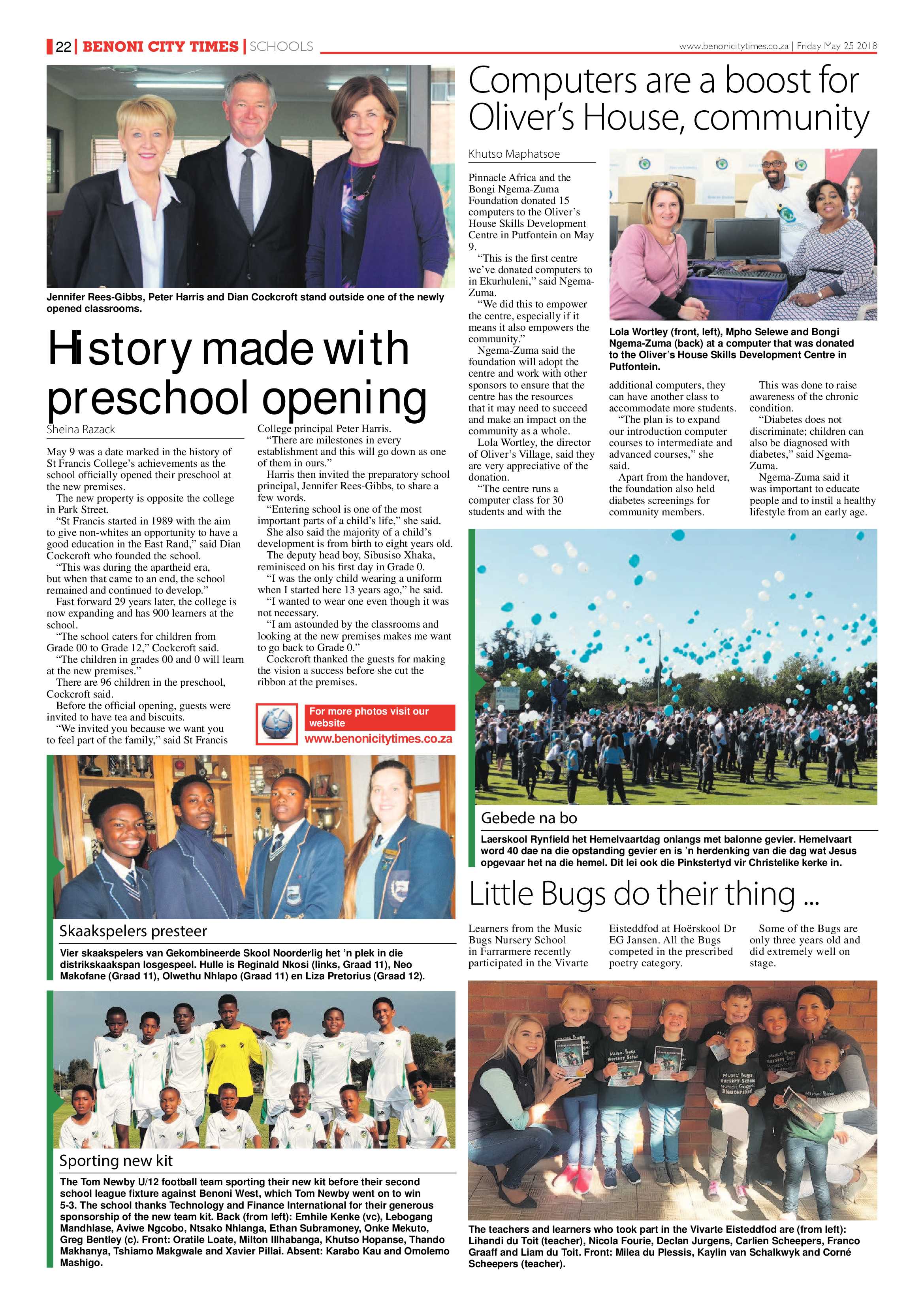 Benoni City Times 24 May 2018 page 22