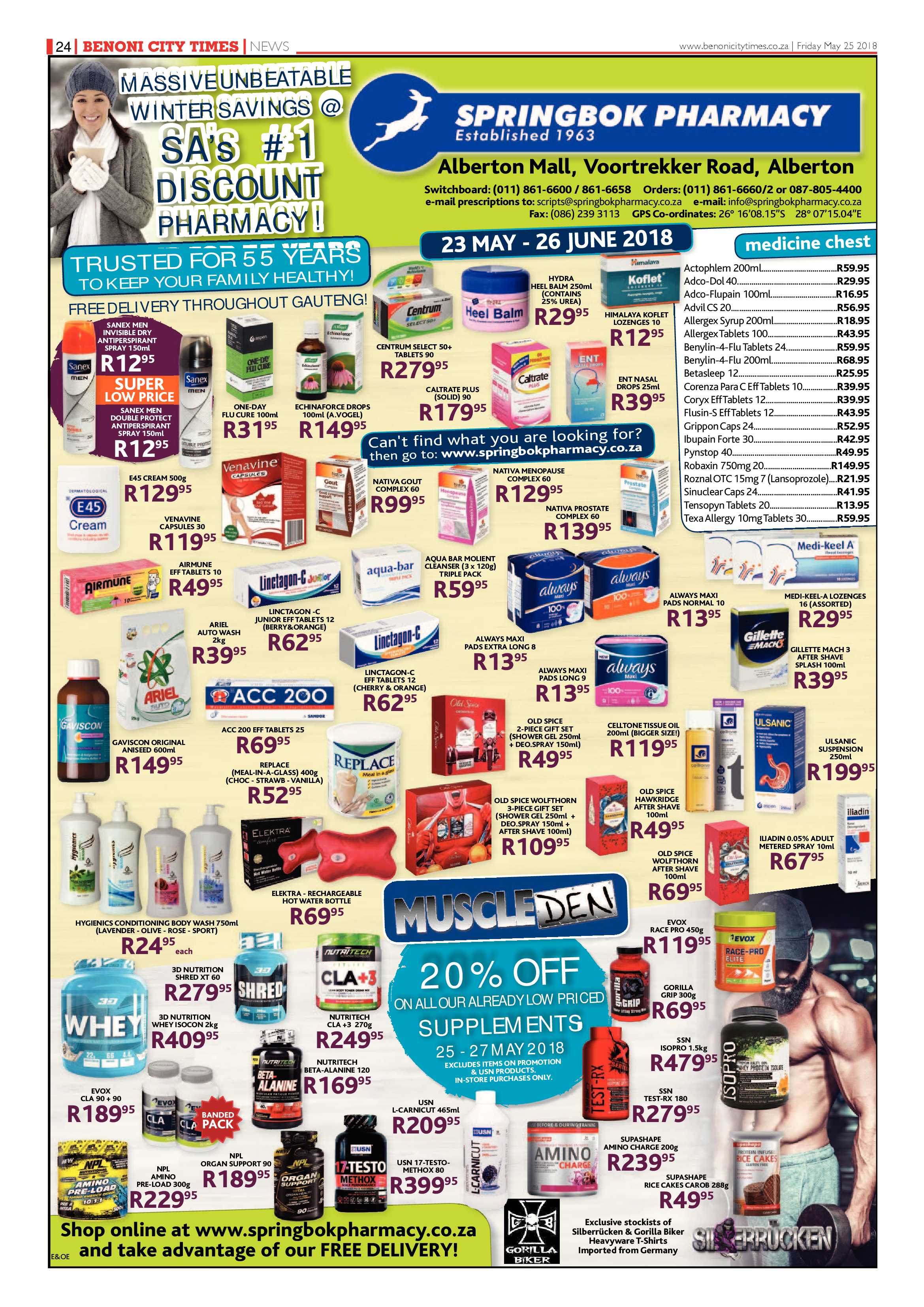 Benoni City Times 24 May 2018 page 24