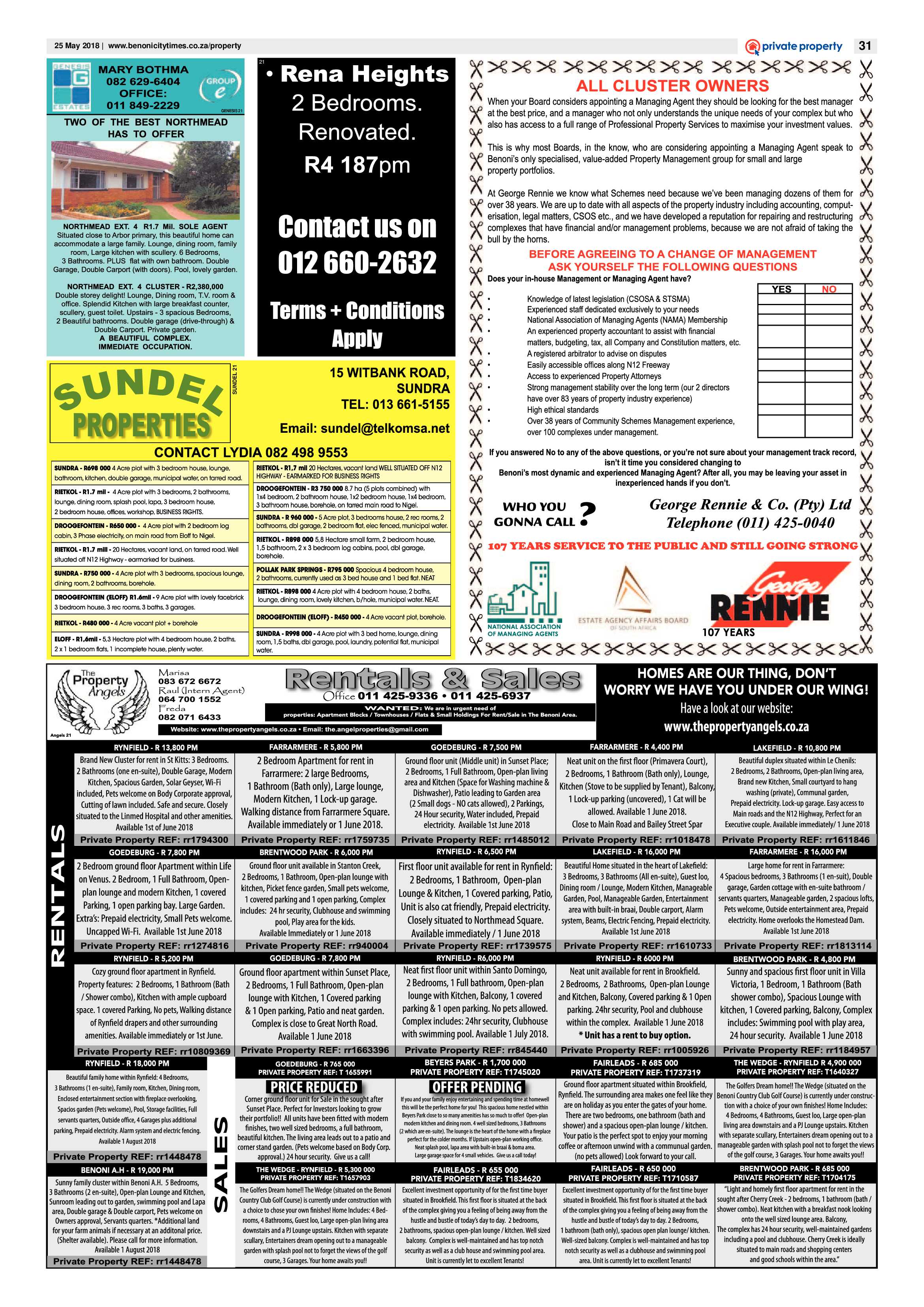 Benoni City Times 24 May 2018 page 31