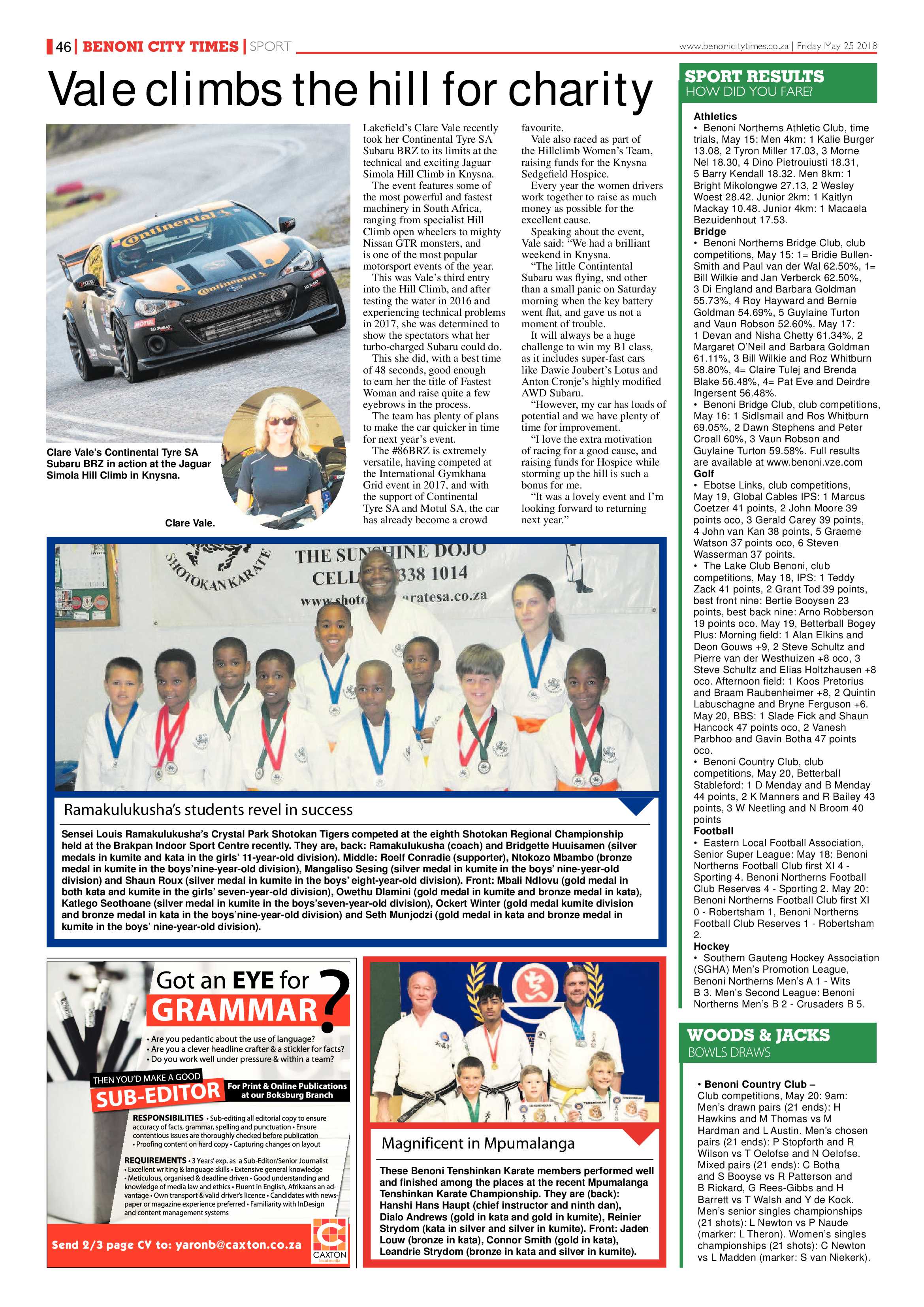 Benoni City Times 24 May 2018 page 46