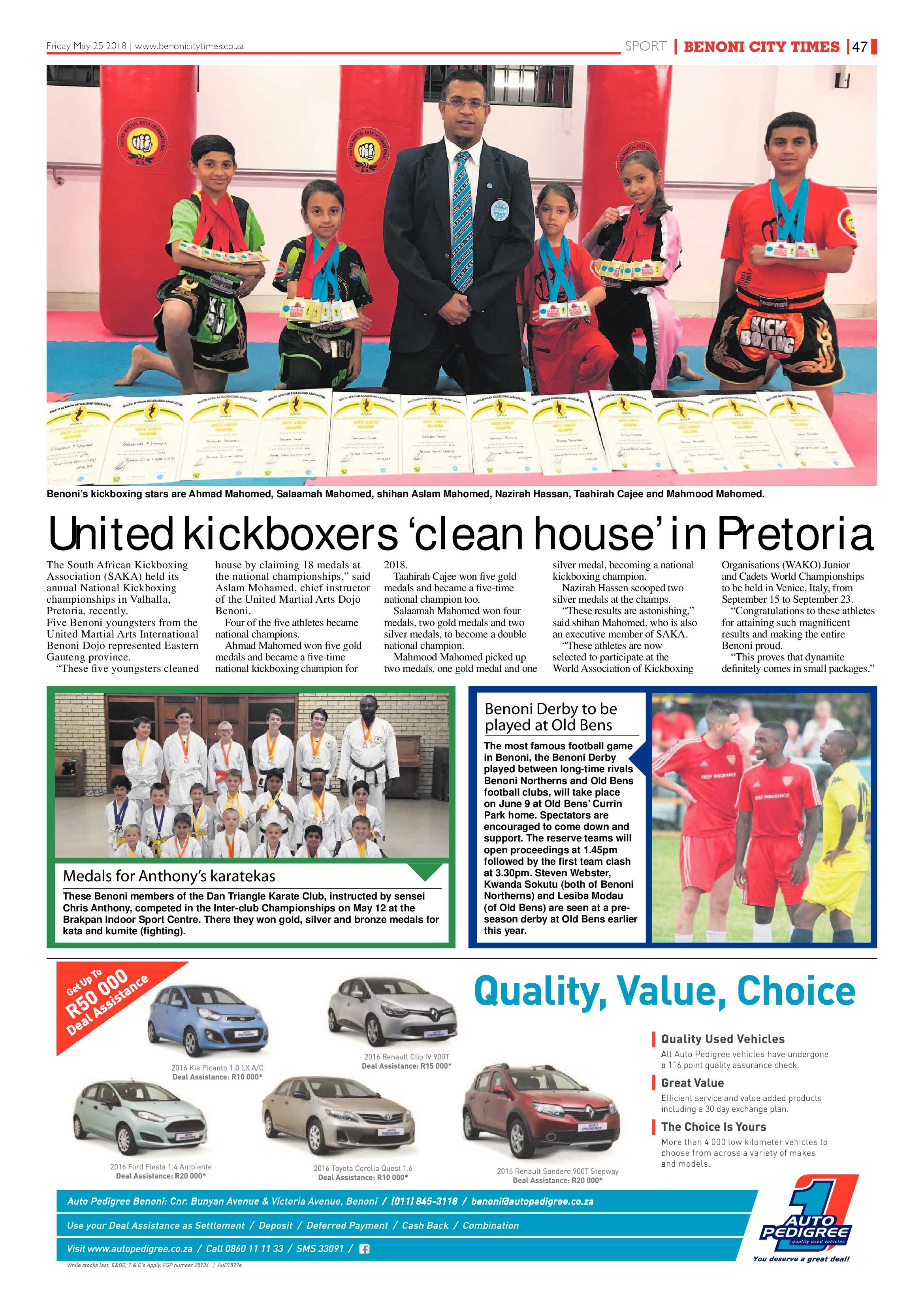 Benoni City Times 24 May 2018 page 47