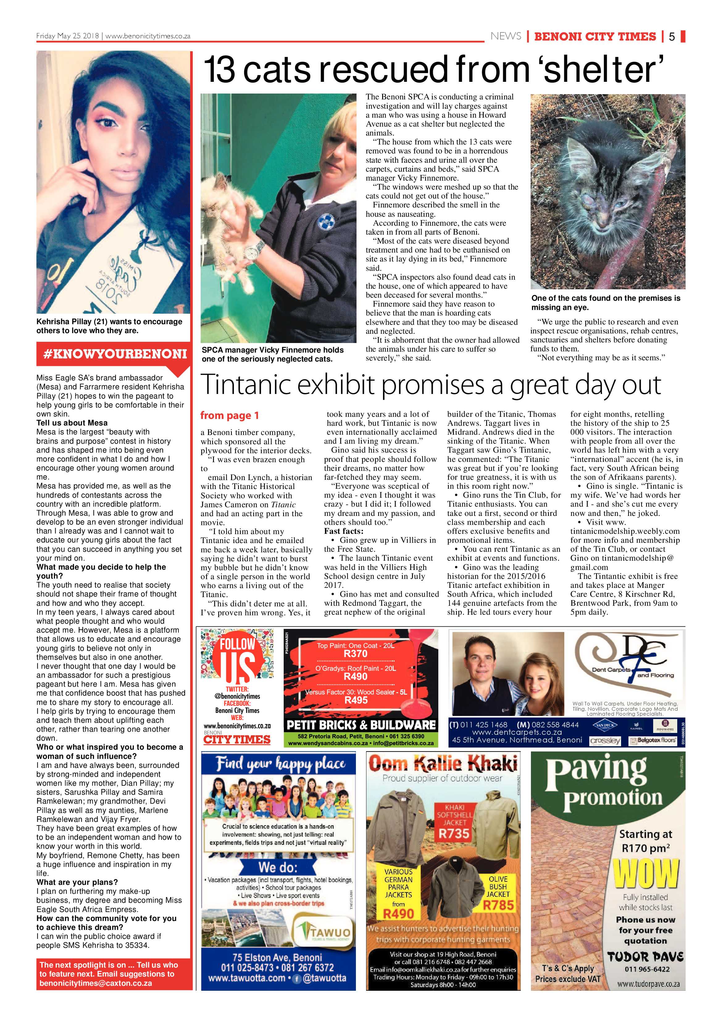 Benoni City Times 24 May 2018 page 5