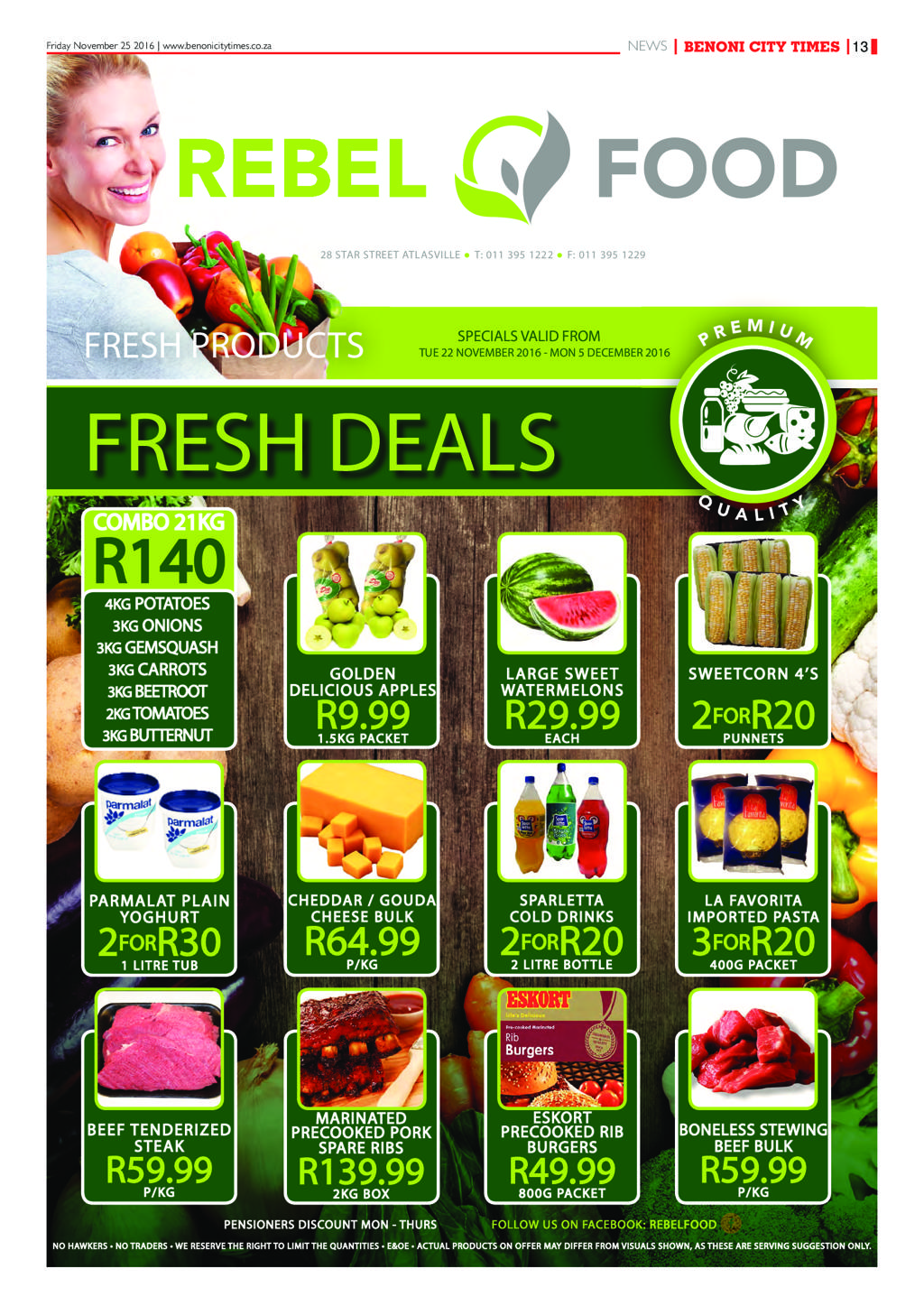 Benoni City Times 24 November 2016 page 17