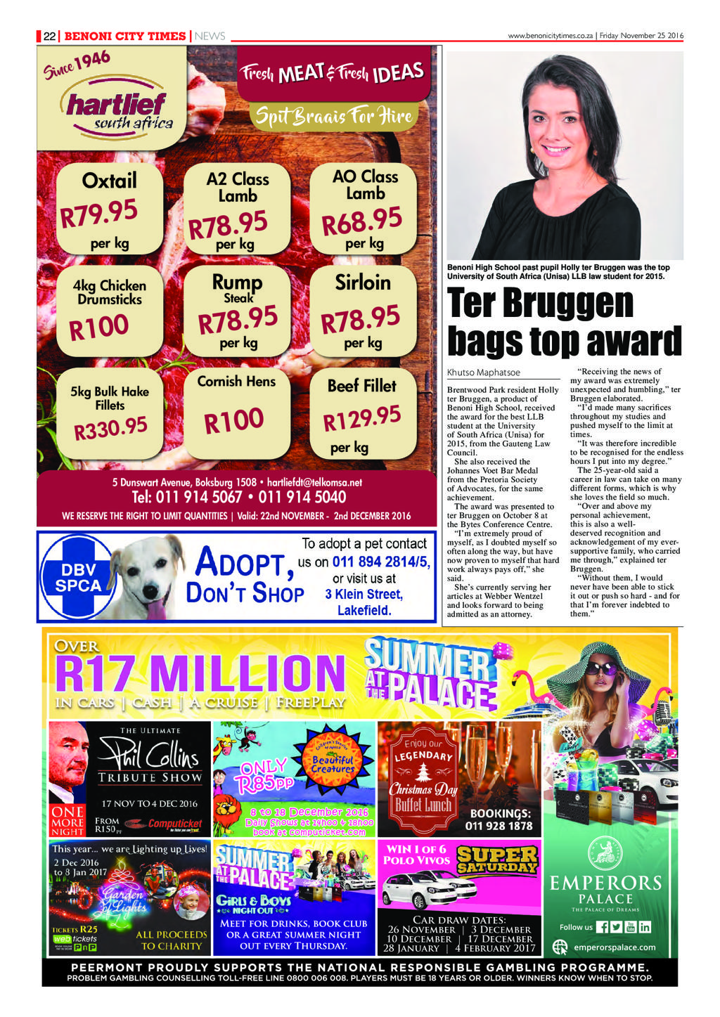 Benoni City Times 24 November 2016 page 26
