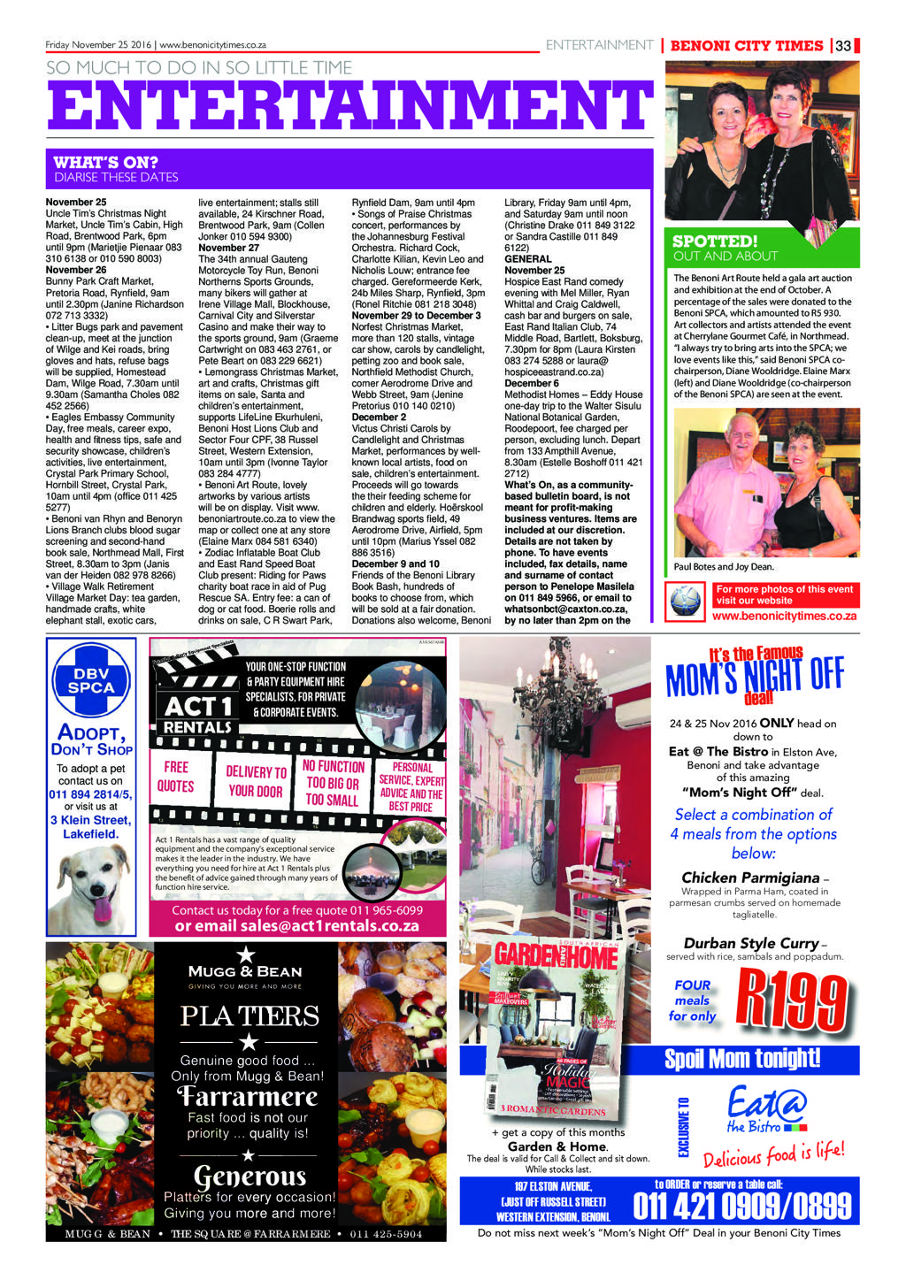 Benoni City Times 24 November 2016 page 37