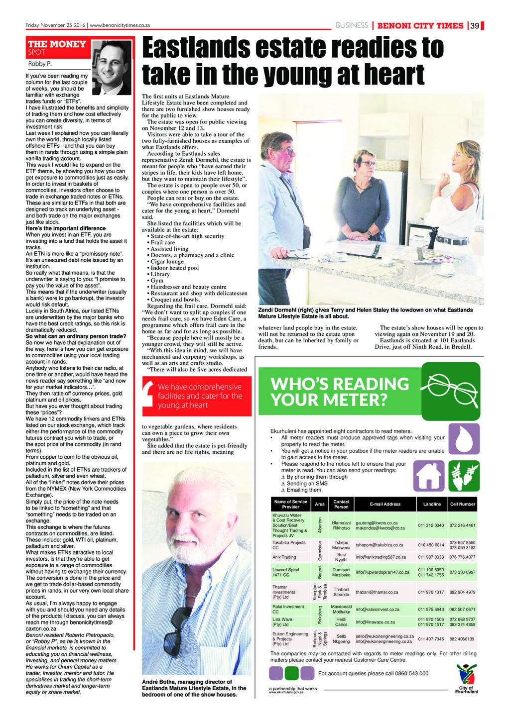 Benoni City Times 24 November 2016 page 43