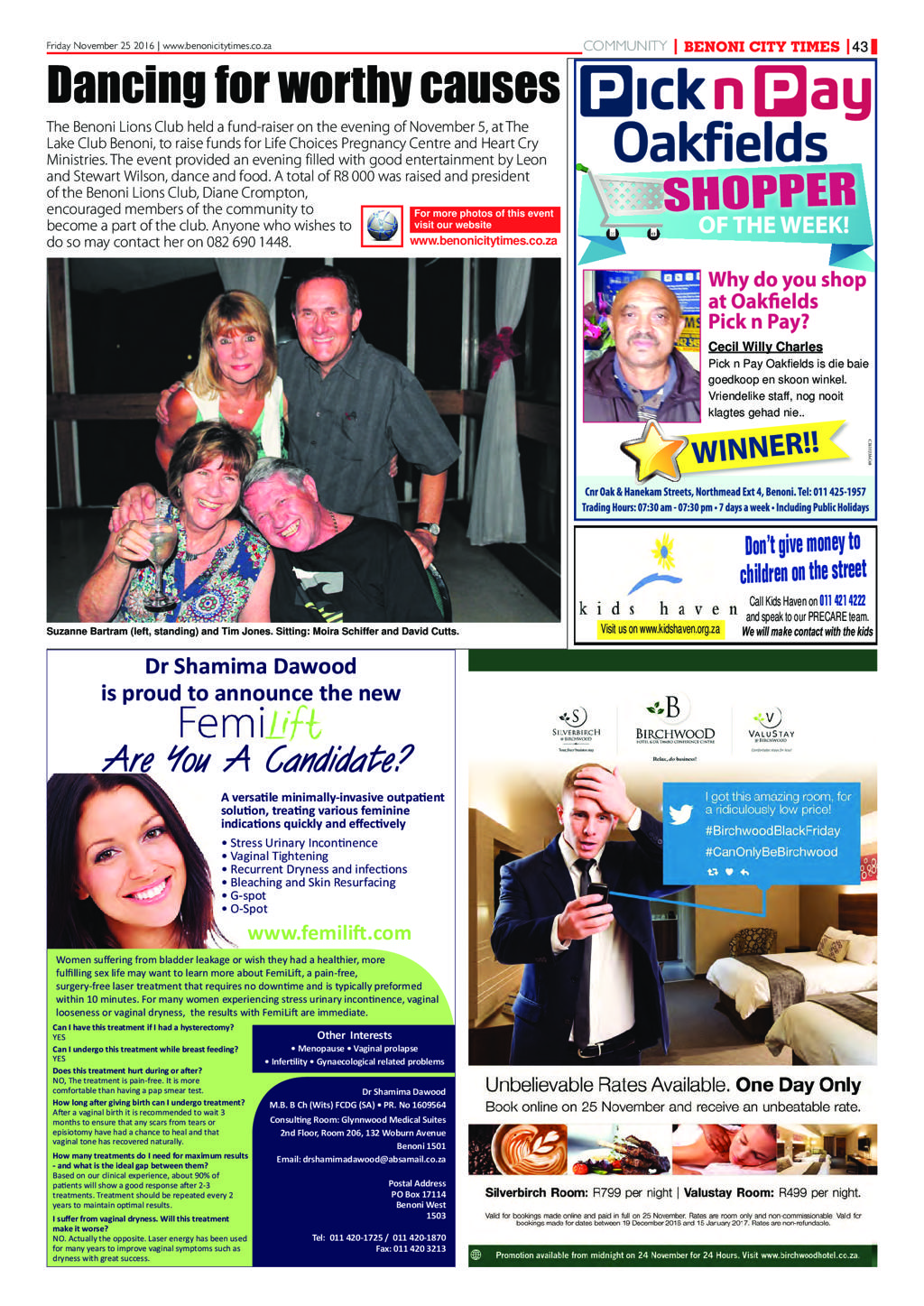 Benoni City Times 24 November 2016 page 47