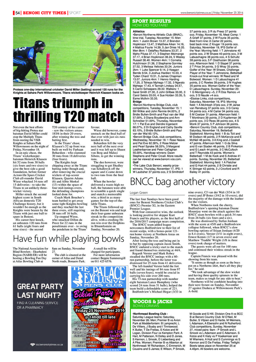Benoni City Times 24 November 2016 page 58