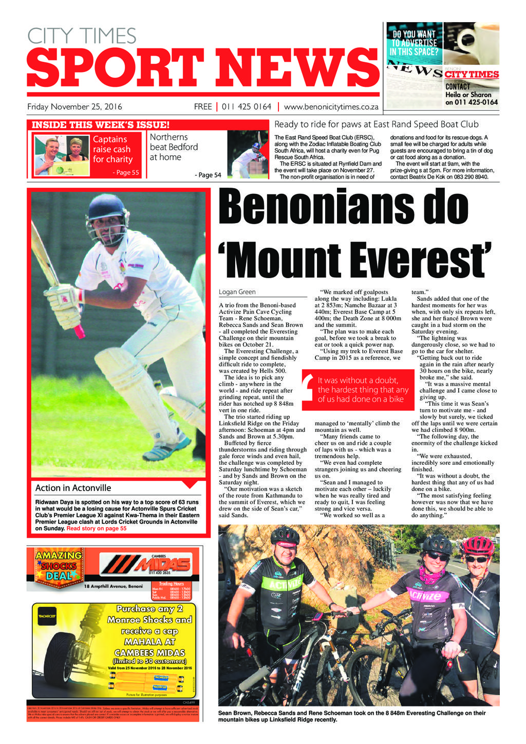 Benoni City Times 24 November 2016 page 60