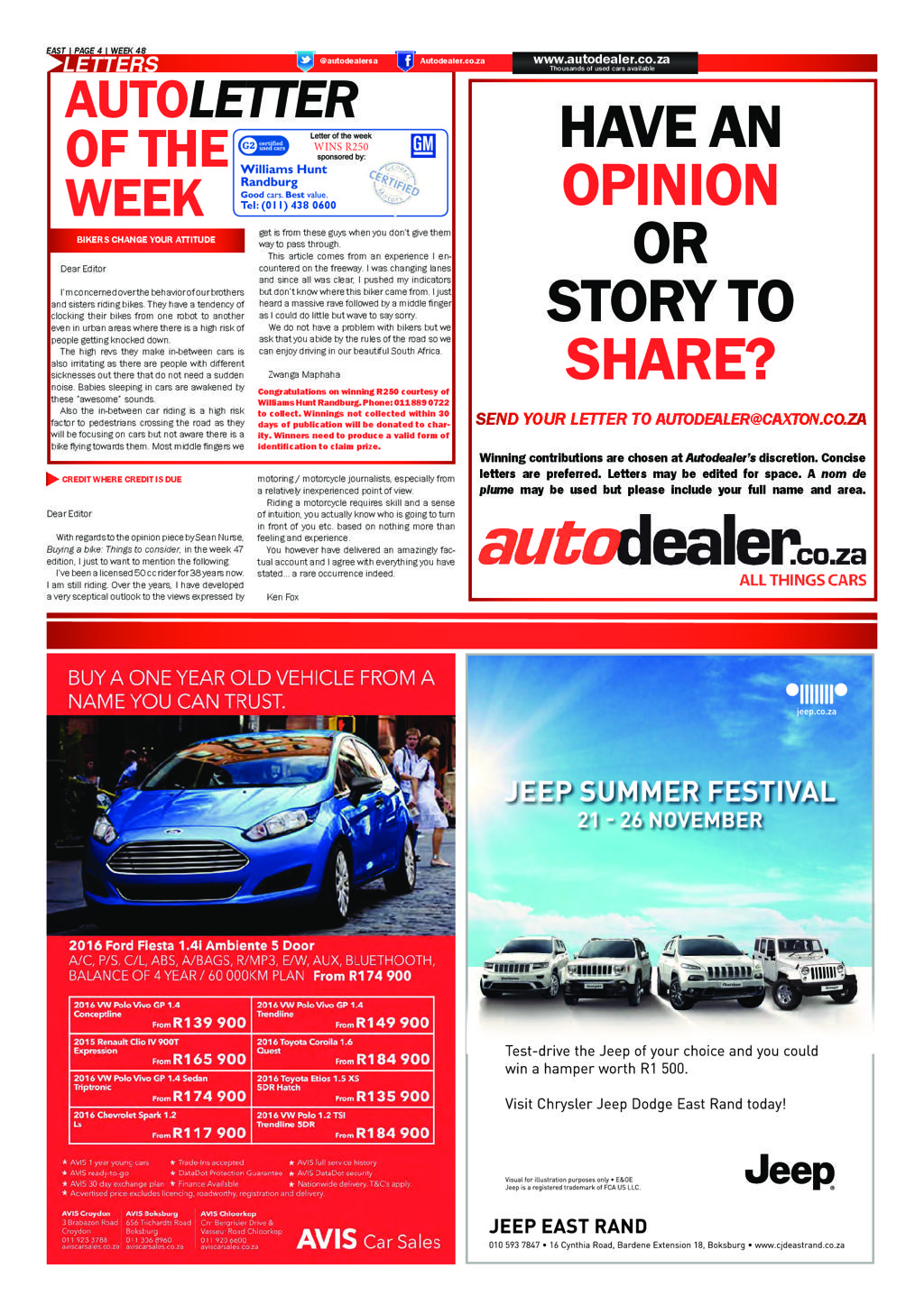 Benoni City Times 24 November 2016 page 64