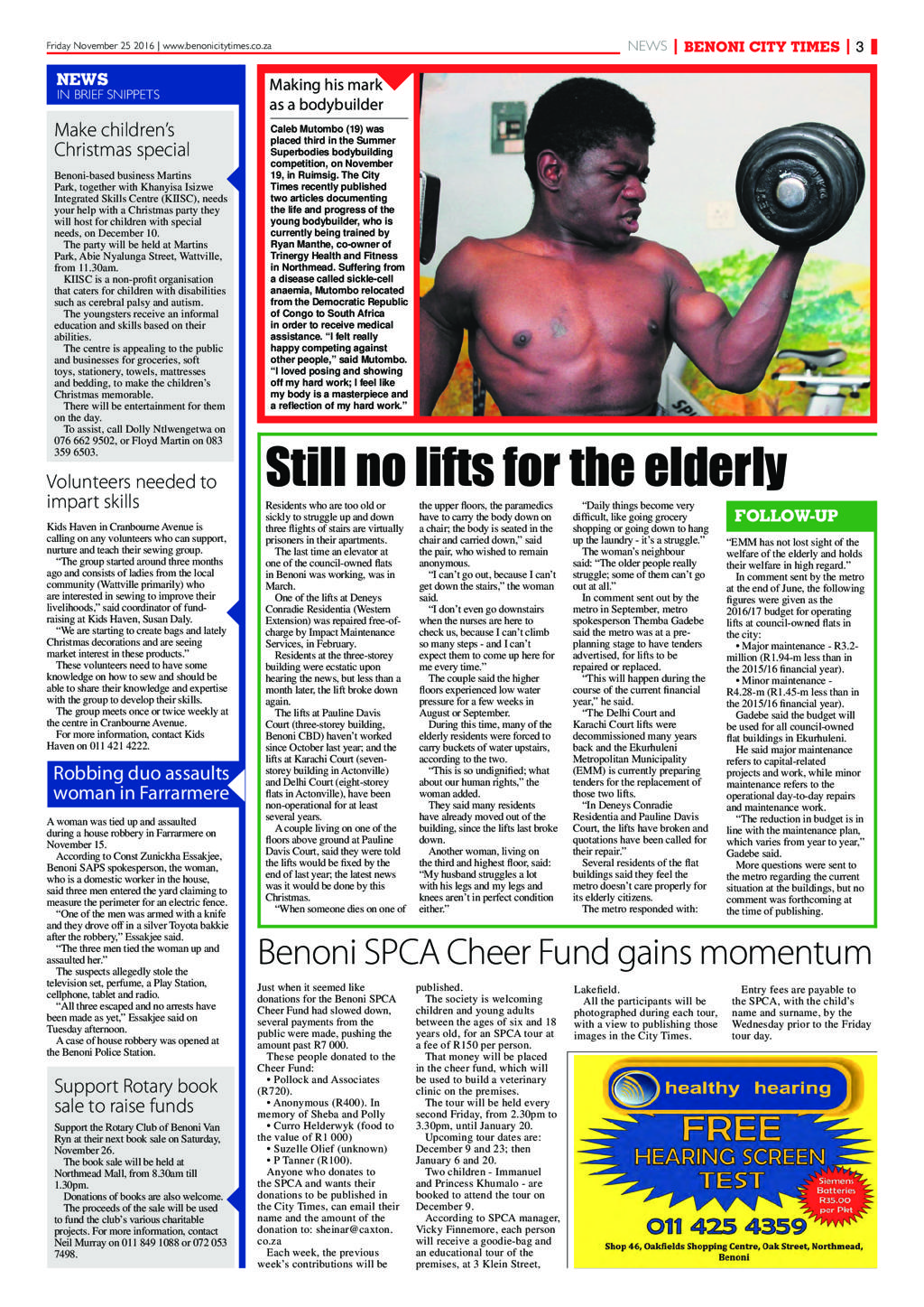 Benoni City Times 24 November 2016 page 7