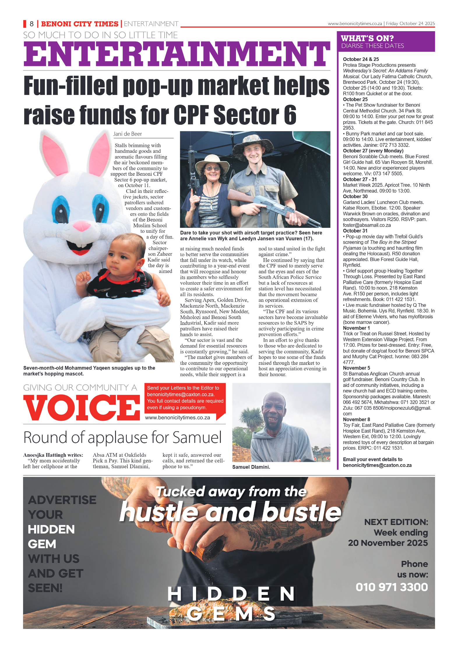 Benoni City Times 24 October 2025 page 10