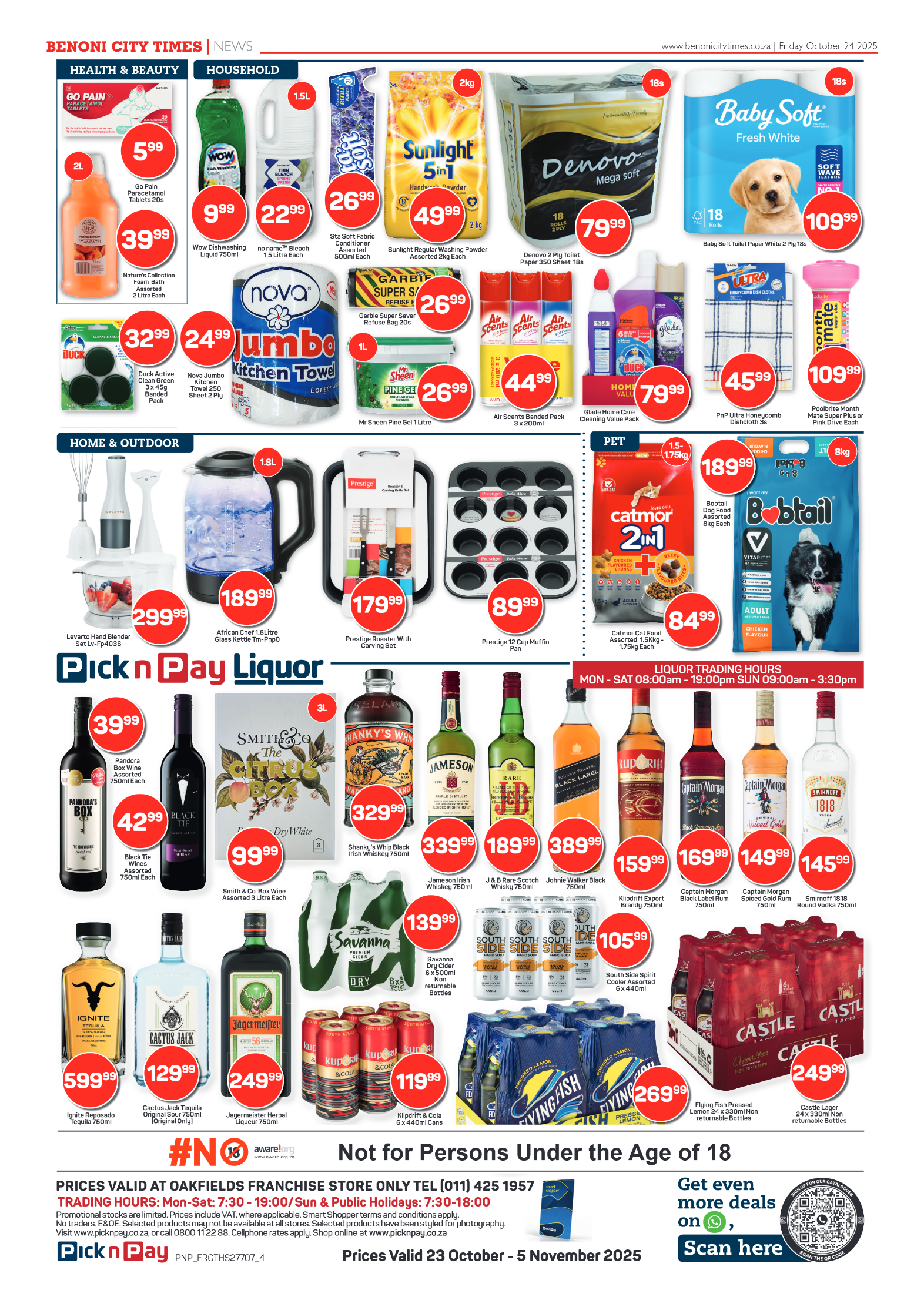 Benoni City Times 24 October 2025 page 16