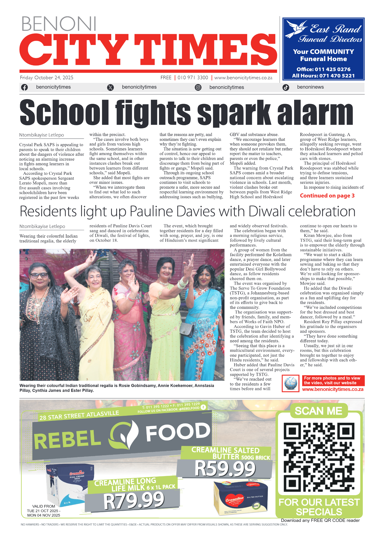 Benoni City Times 24 October 2025 page 3
