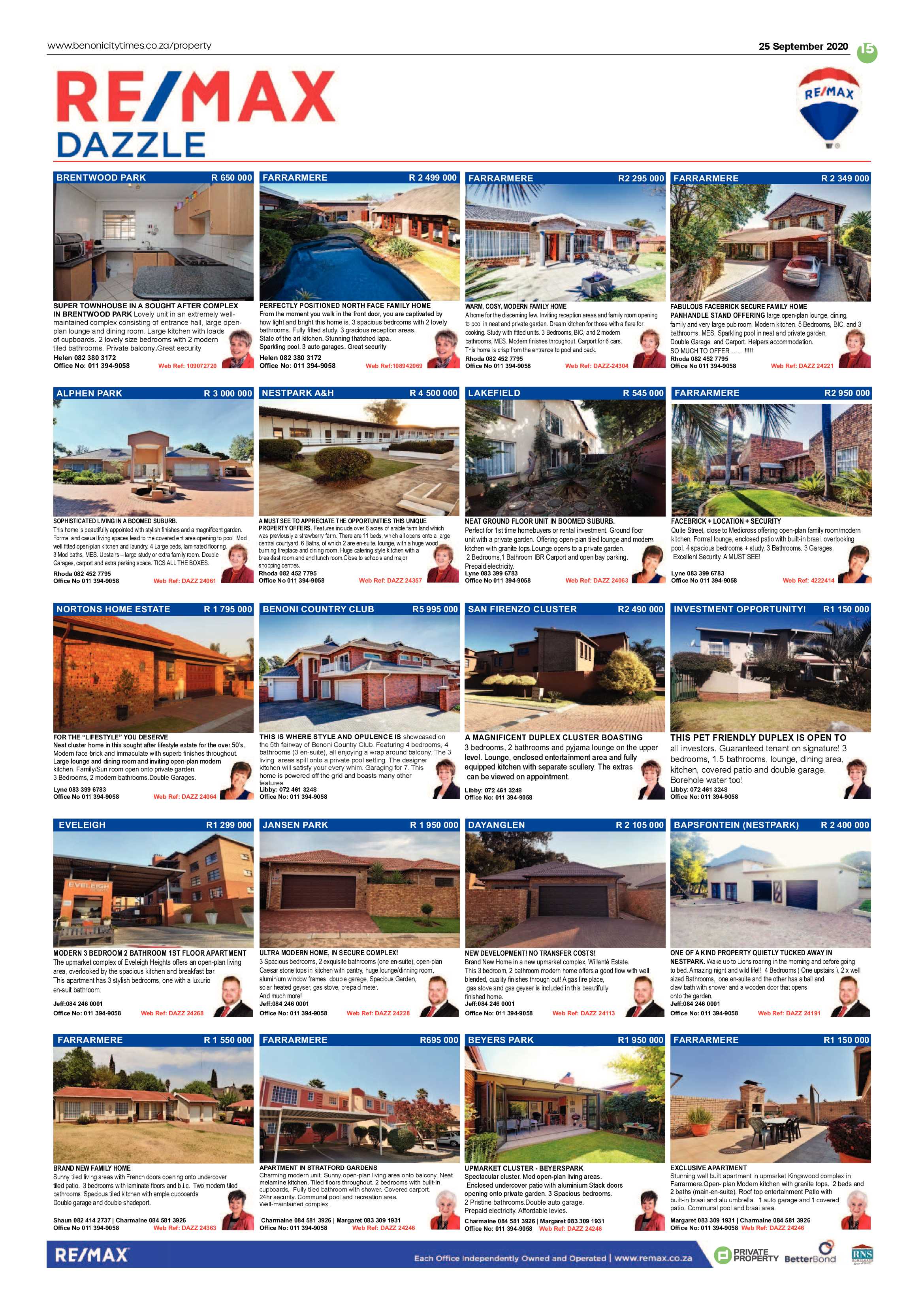 Benoni City Times 24 September 2020 page 15