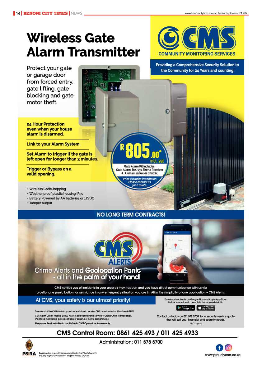Benoni City Times 24 September 2021 page 13