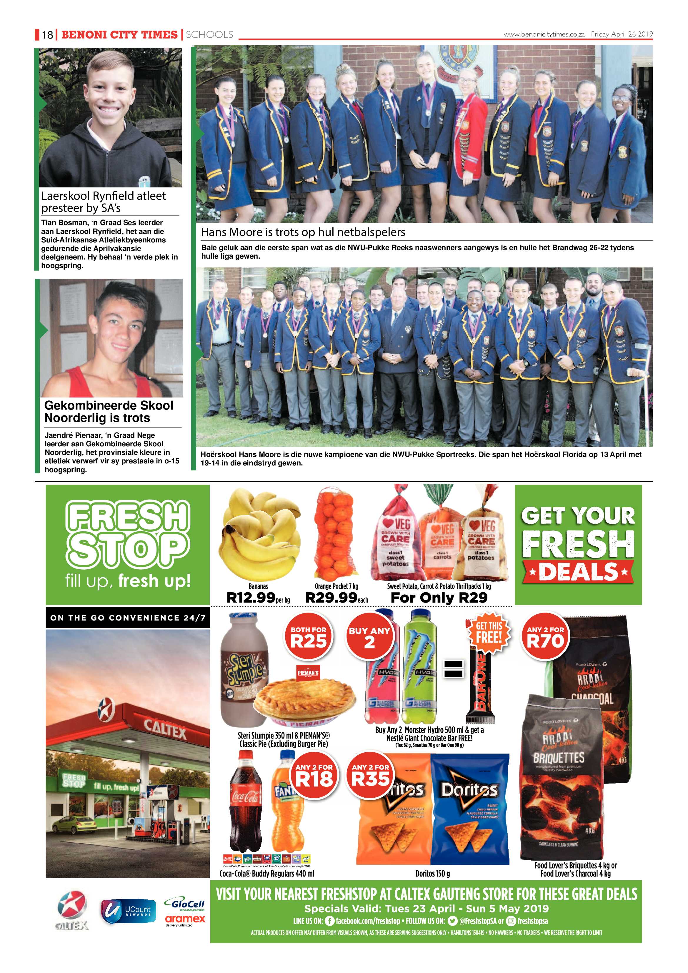 Benoni City Times 25 April 2019 page 18