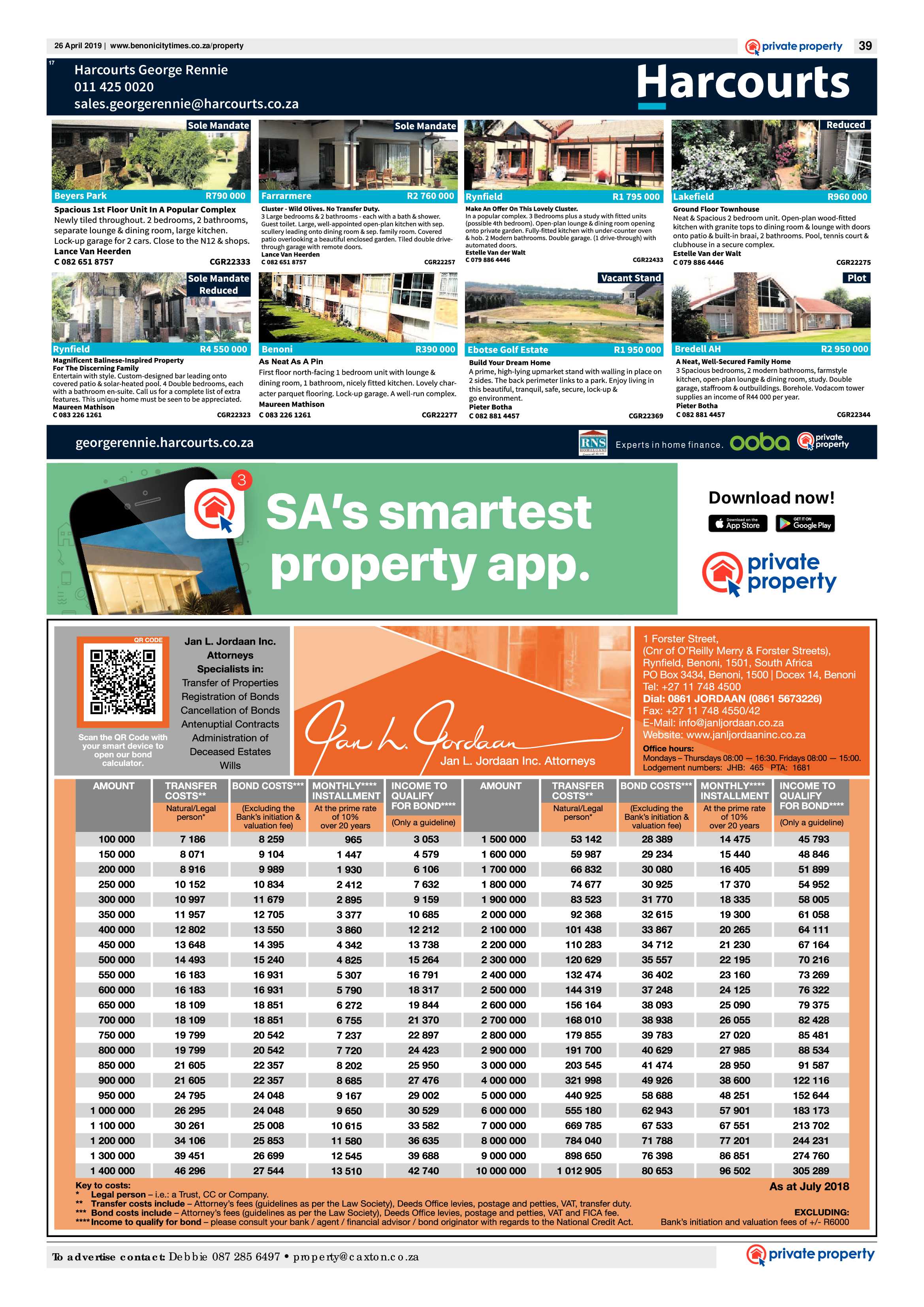 Benoni City Times 25 April 2019 page 39