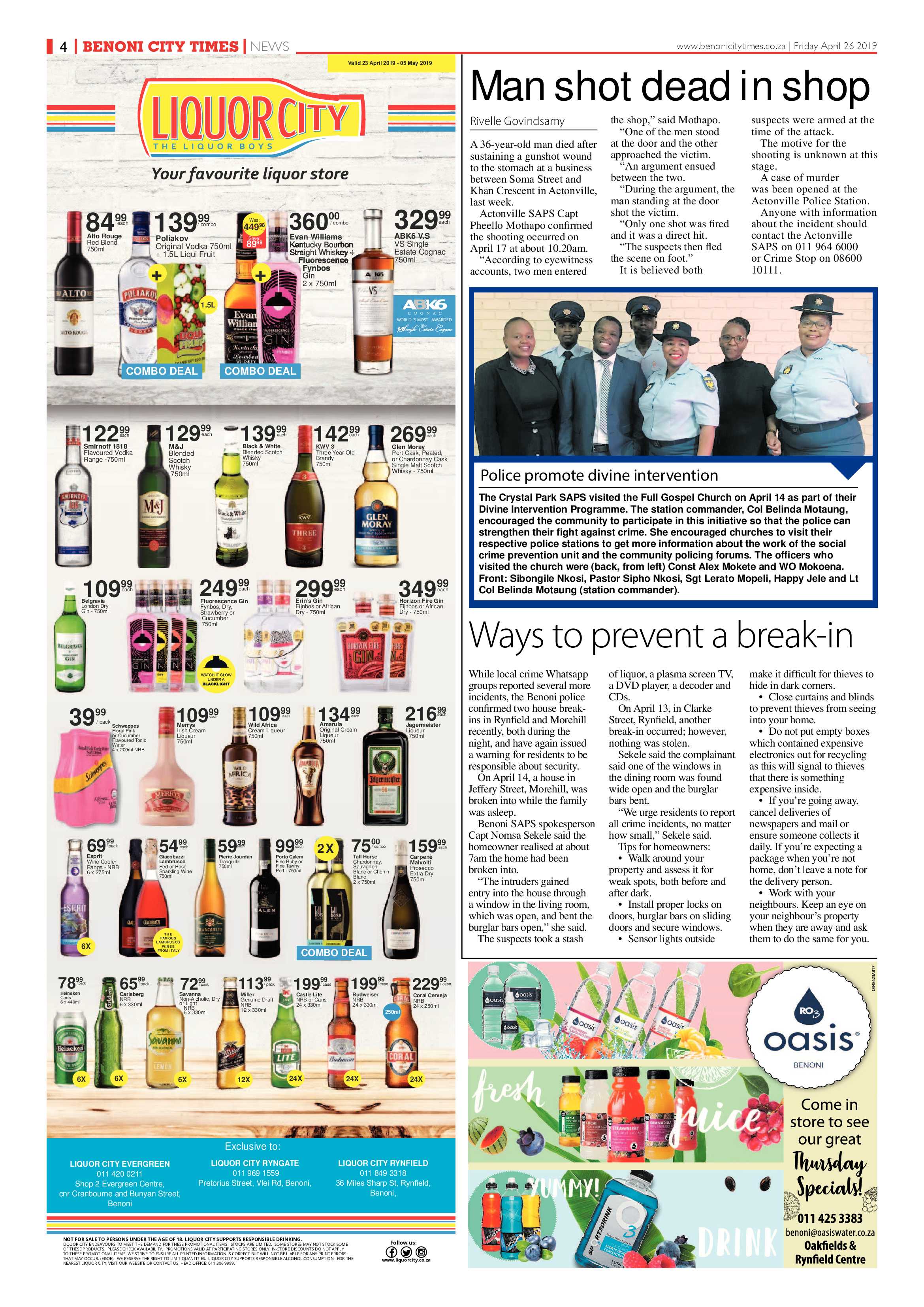 Benoni City Times 25 April 2019 page 4