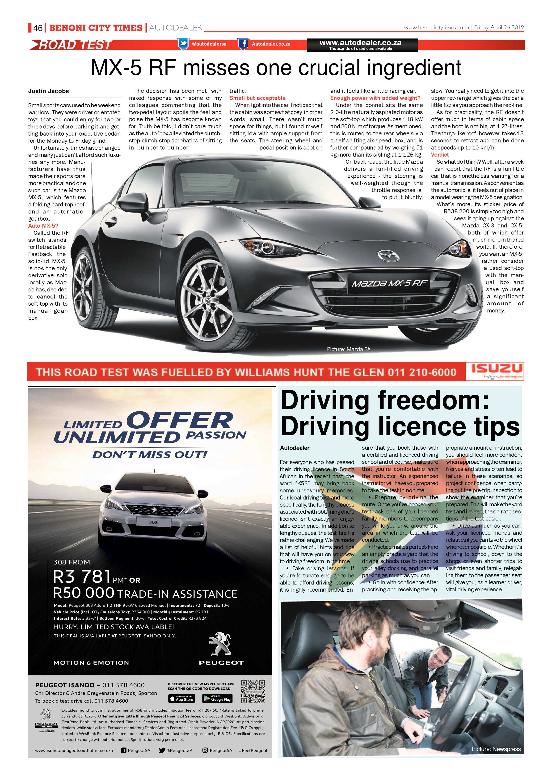 Benoni City Times 25 April 2019 page 46