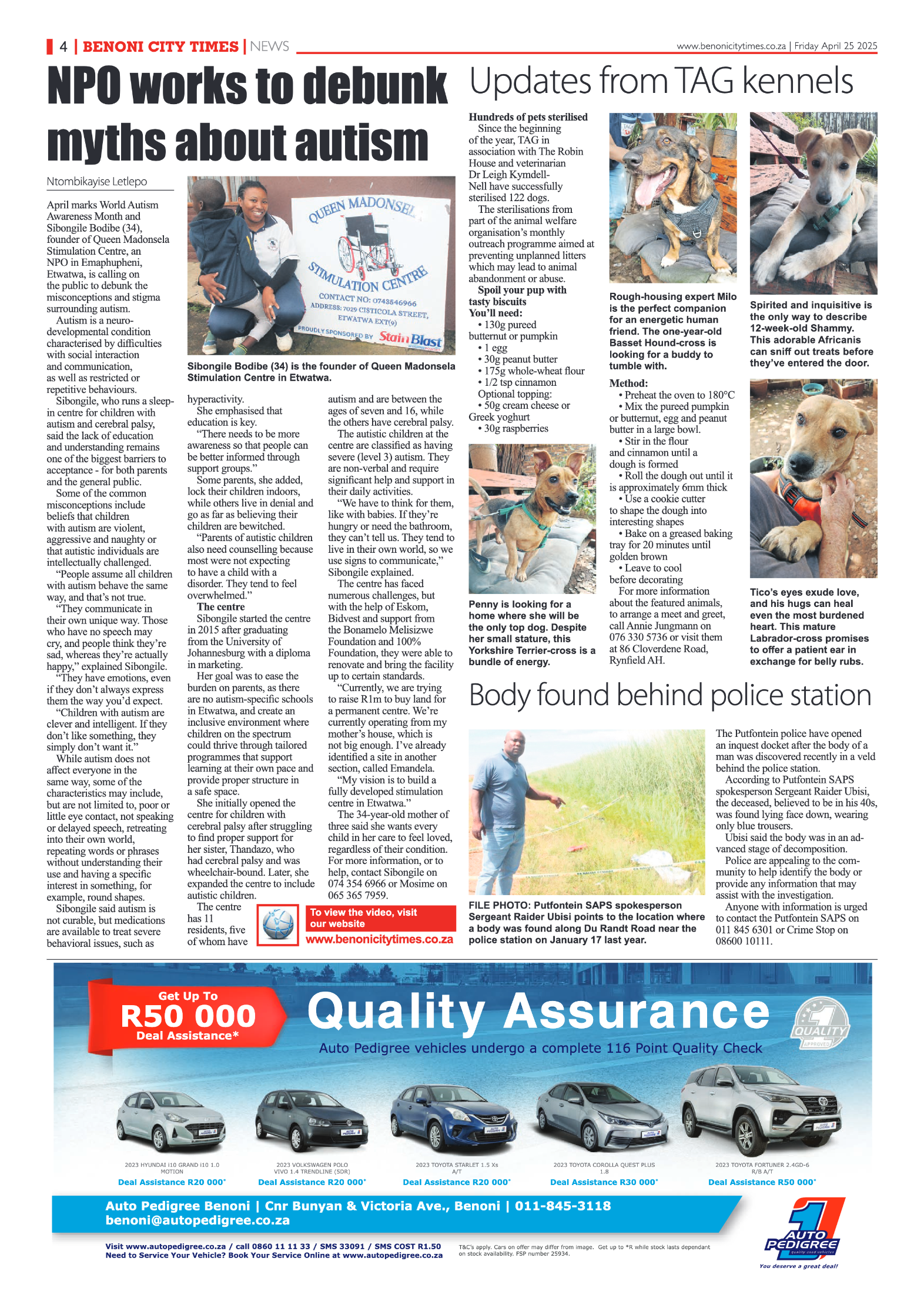 Benoni City Times 25 April 2025 page 4