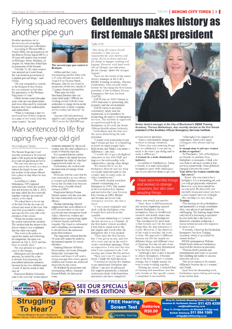 Benoni City Times 25 August 2023 page 3