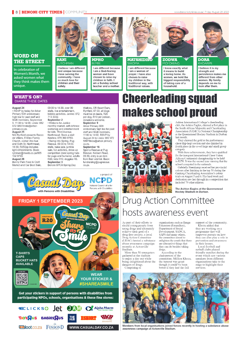 Benoni City Times 25 August 2023 page 8