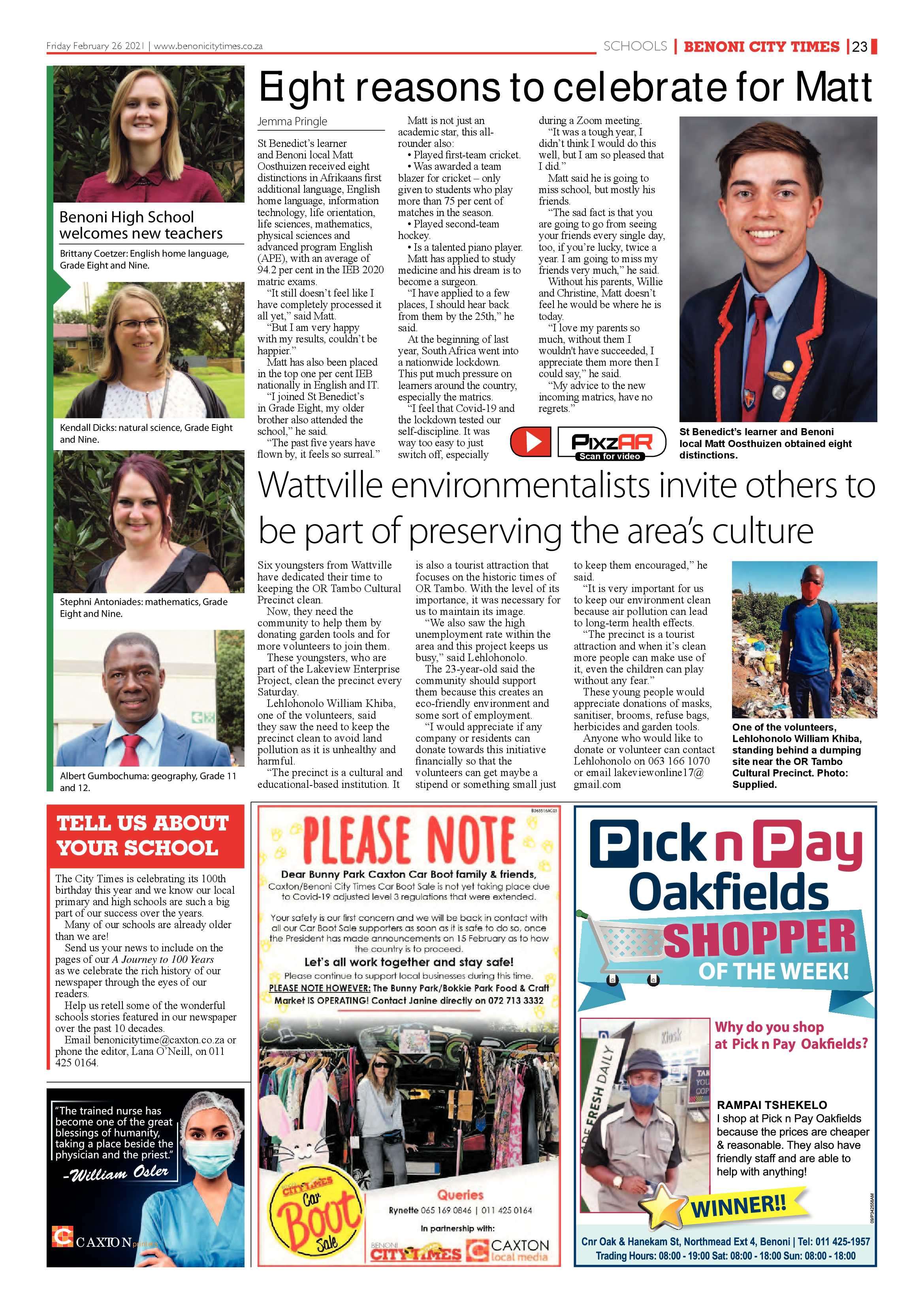Benoni City Times 25 February 2021 page 23
