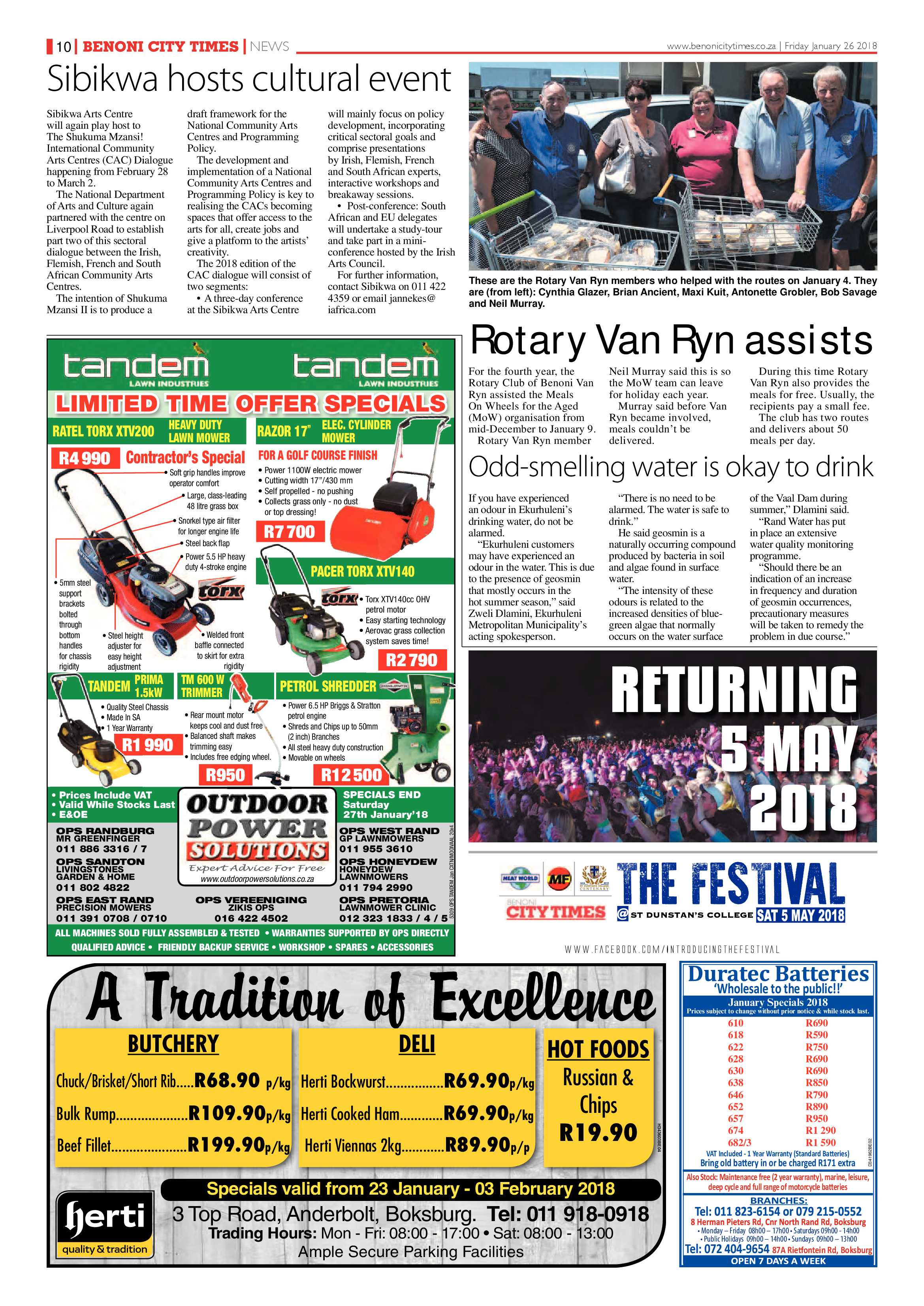 Benoni City Times 25 January 2018 page 10