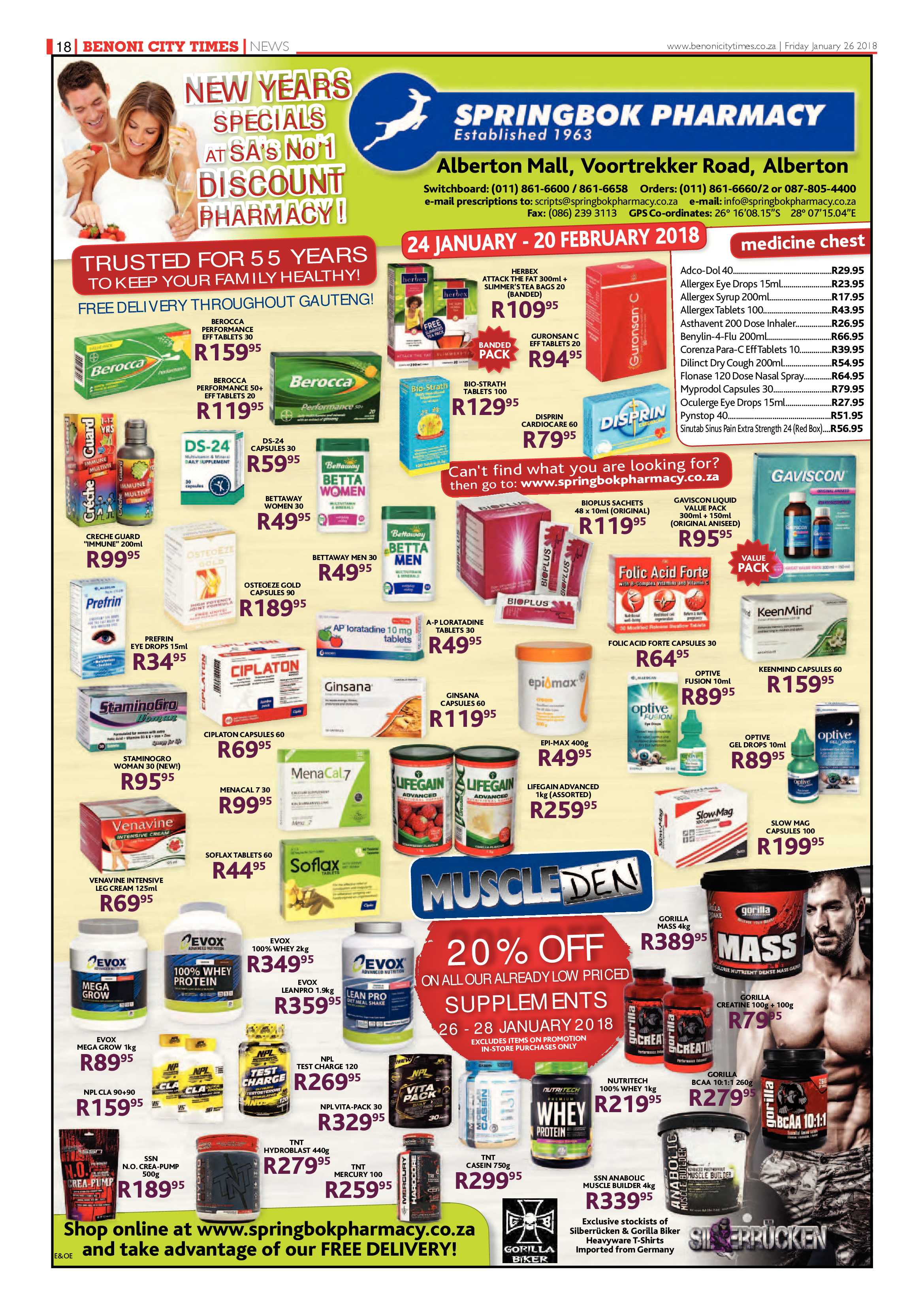Benoni City Times 25 January 2018 page 18