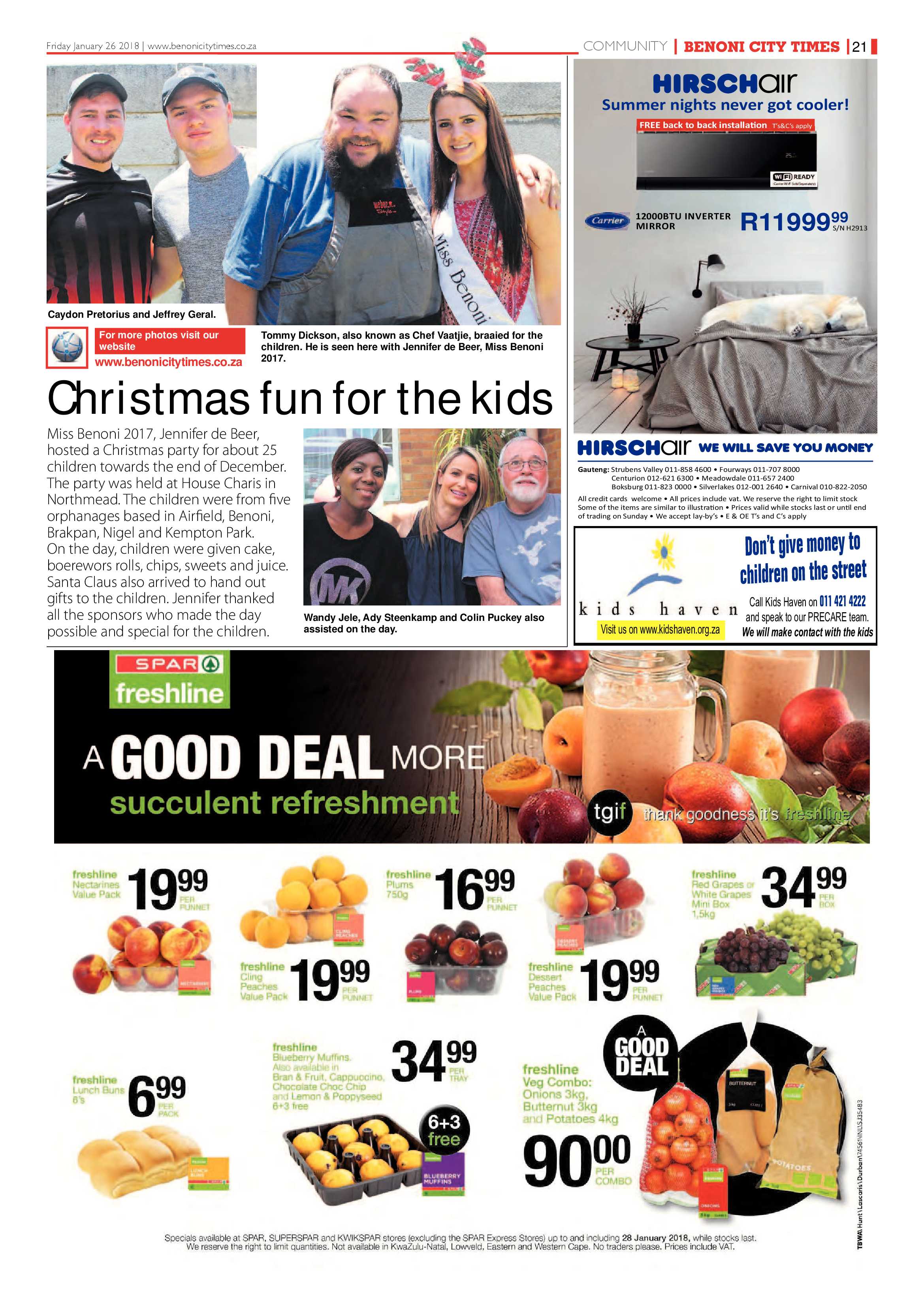 Benoni City Times 25 January 2018 page 21