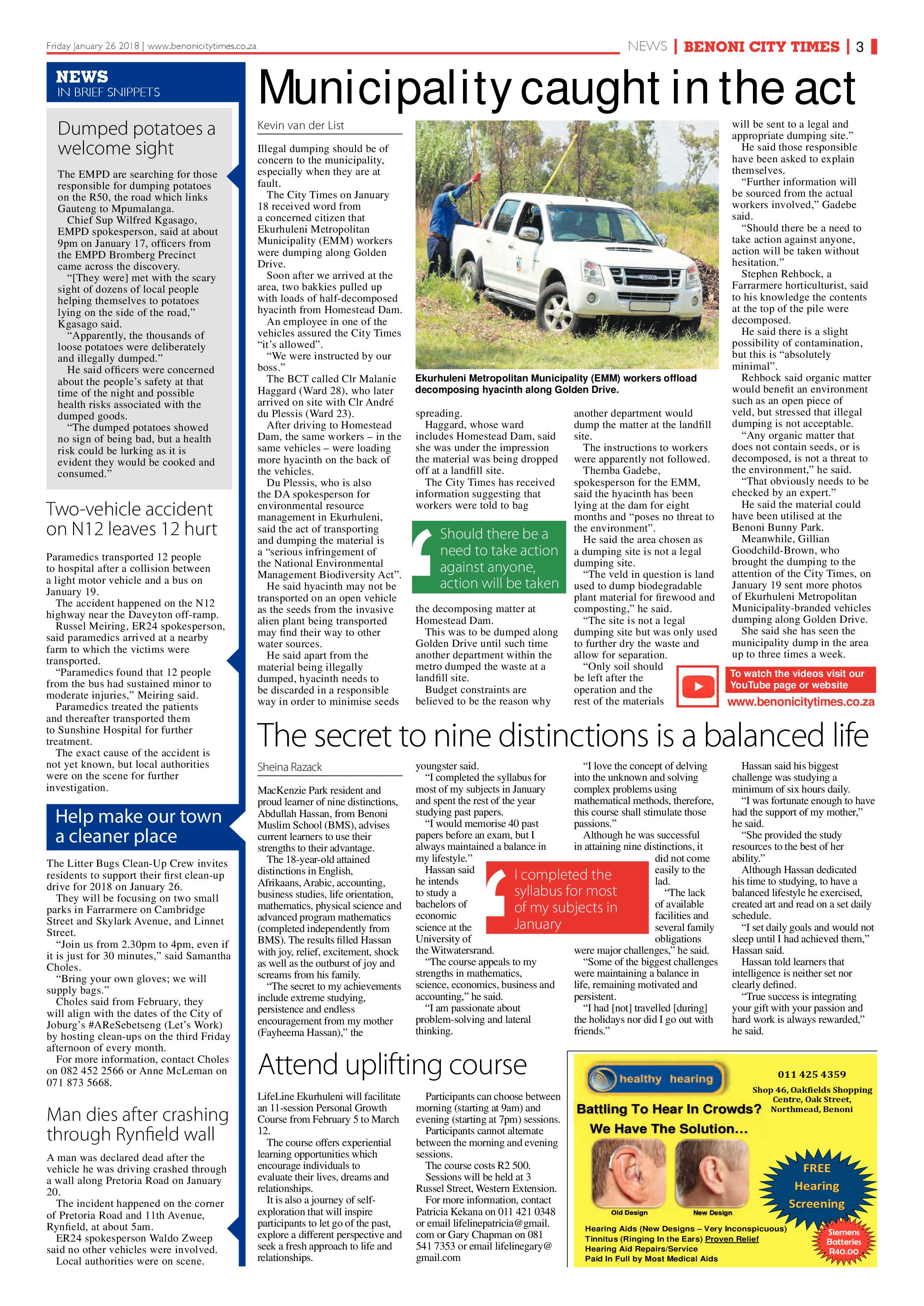 Benoni City Times 25 January 2018 page 3