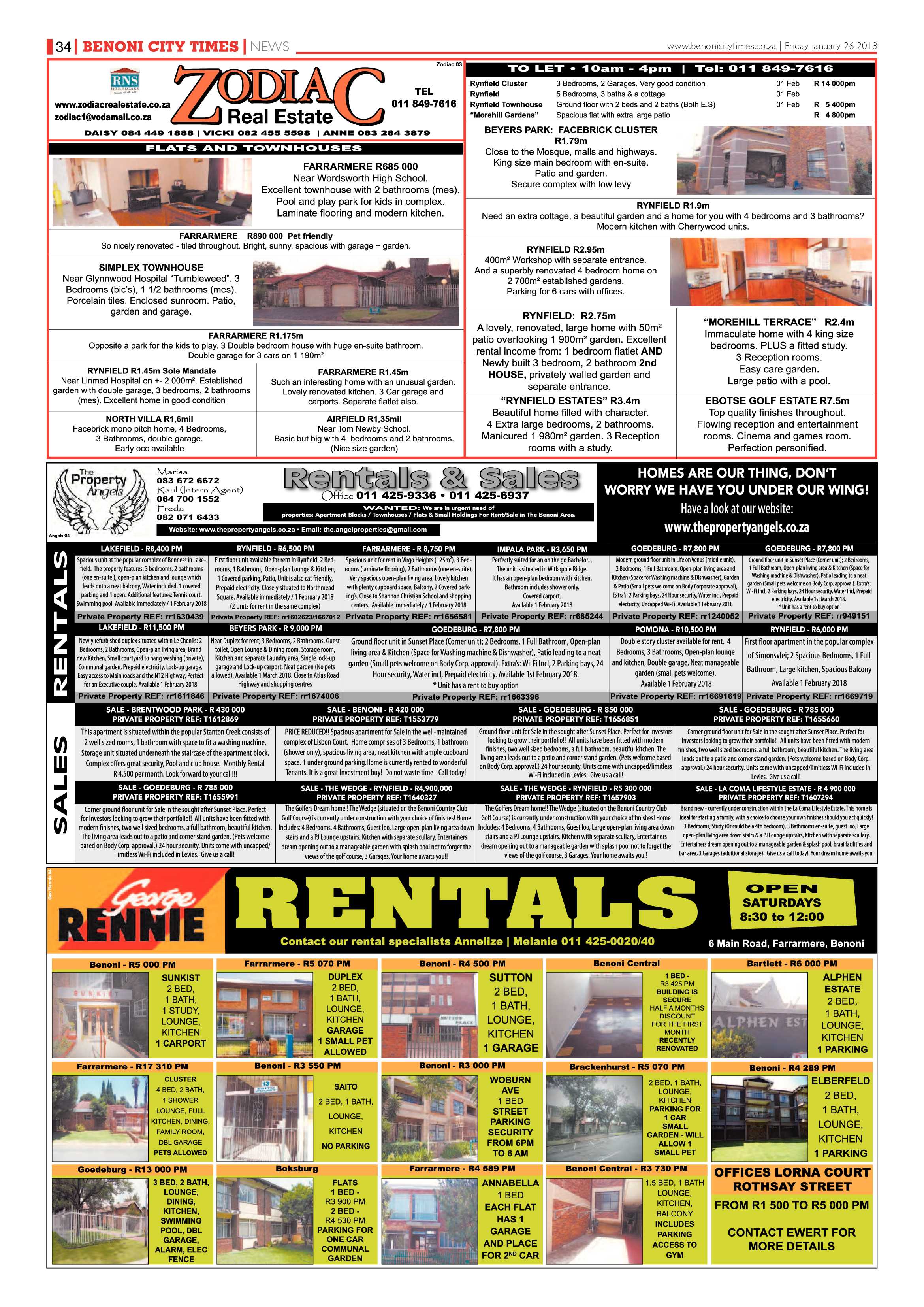 Benoni City Times 25 January 2018 page 34