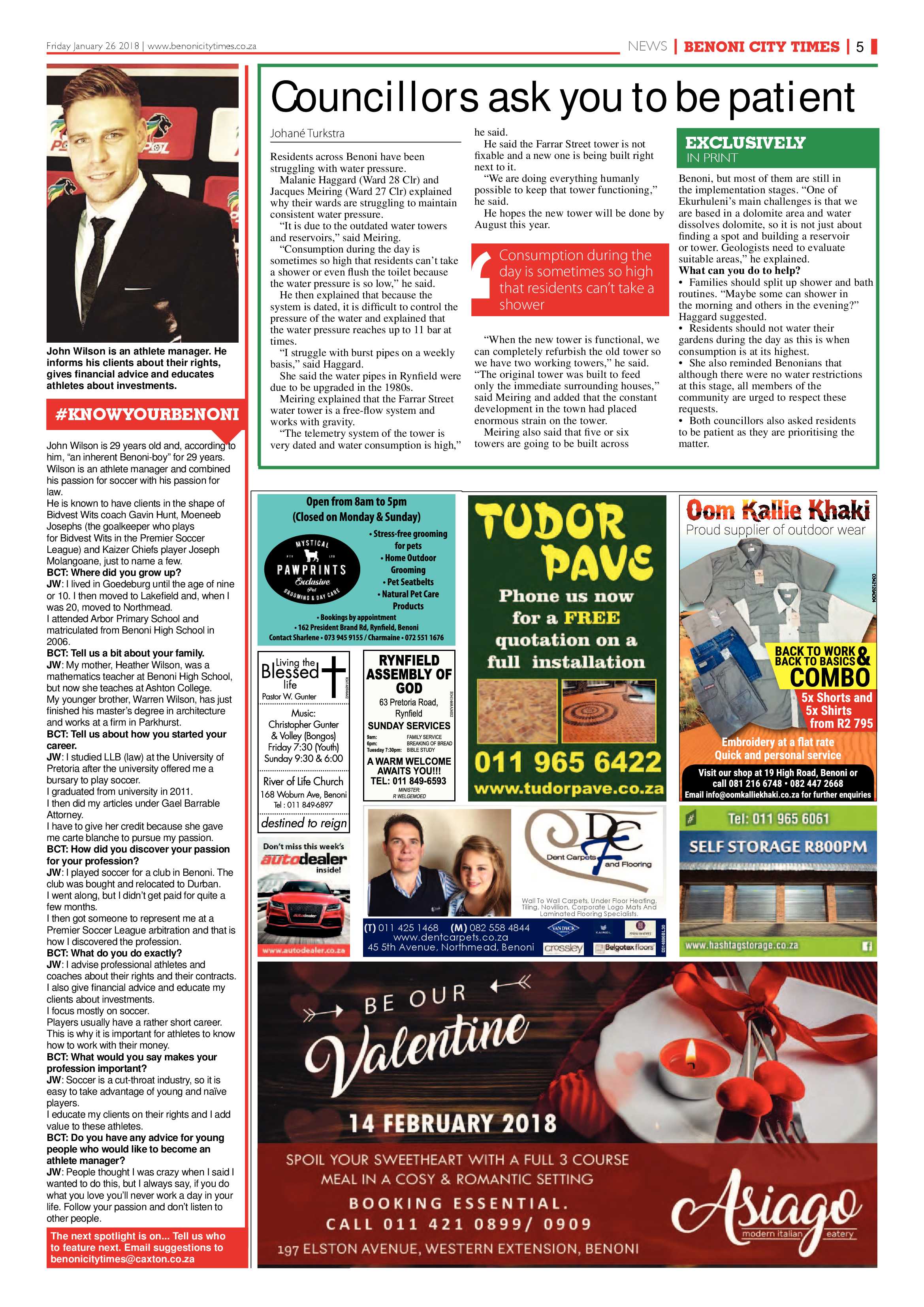Benoni City Times 25 January 2018 page 5