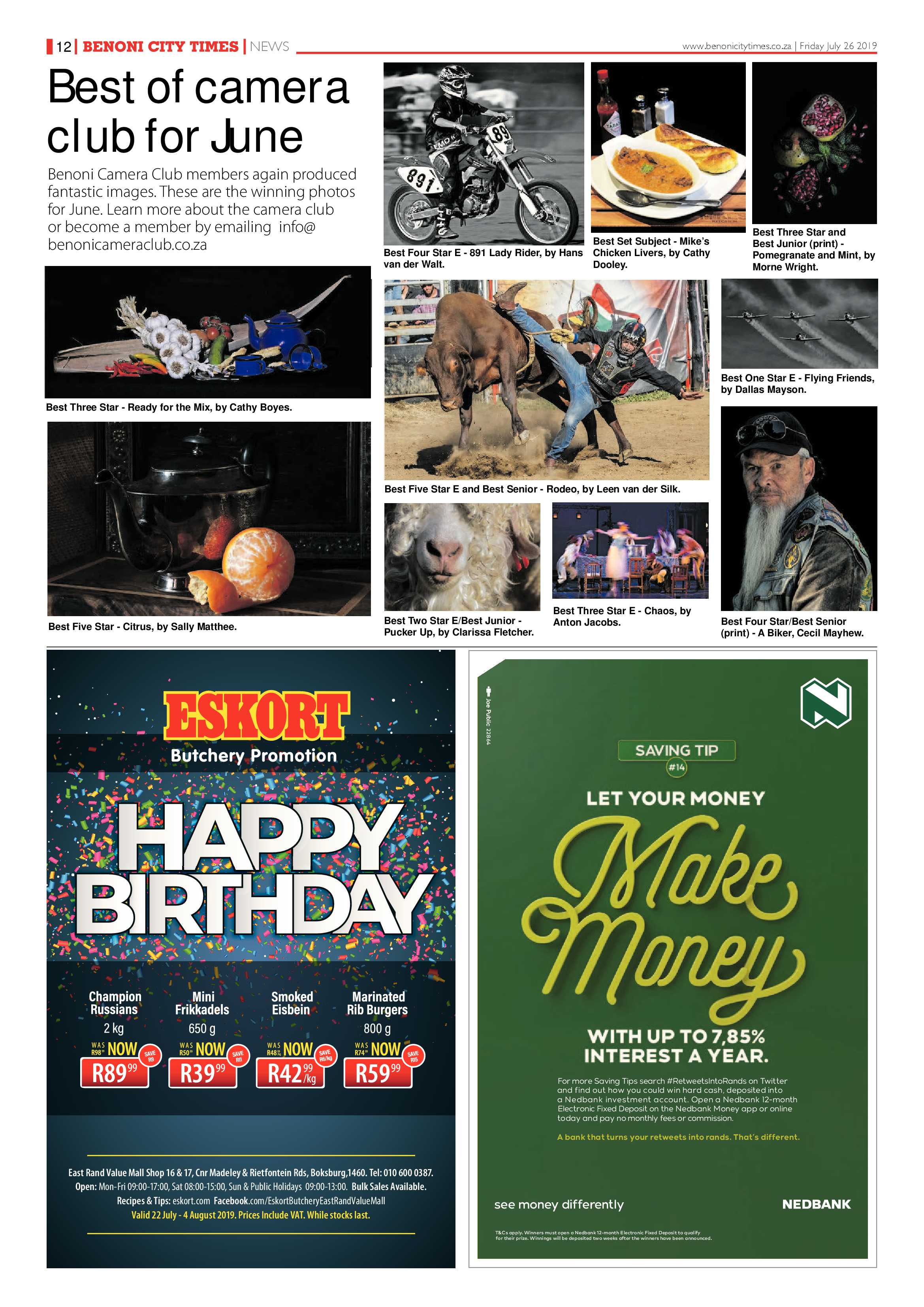 Benoni City Times 25 July 2019 page 12