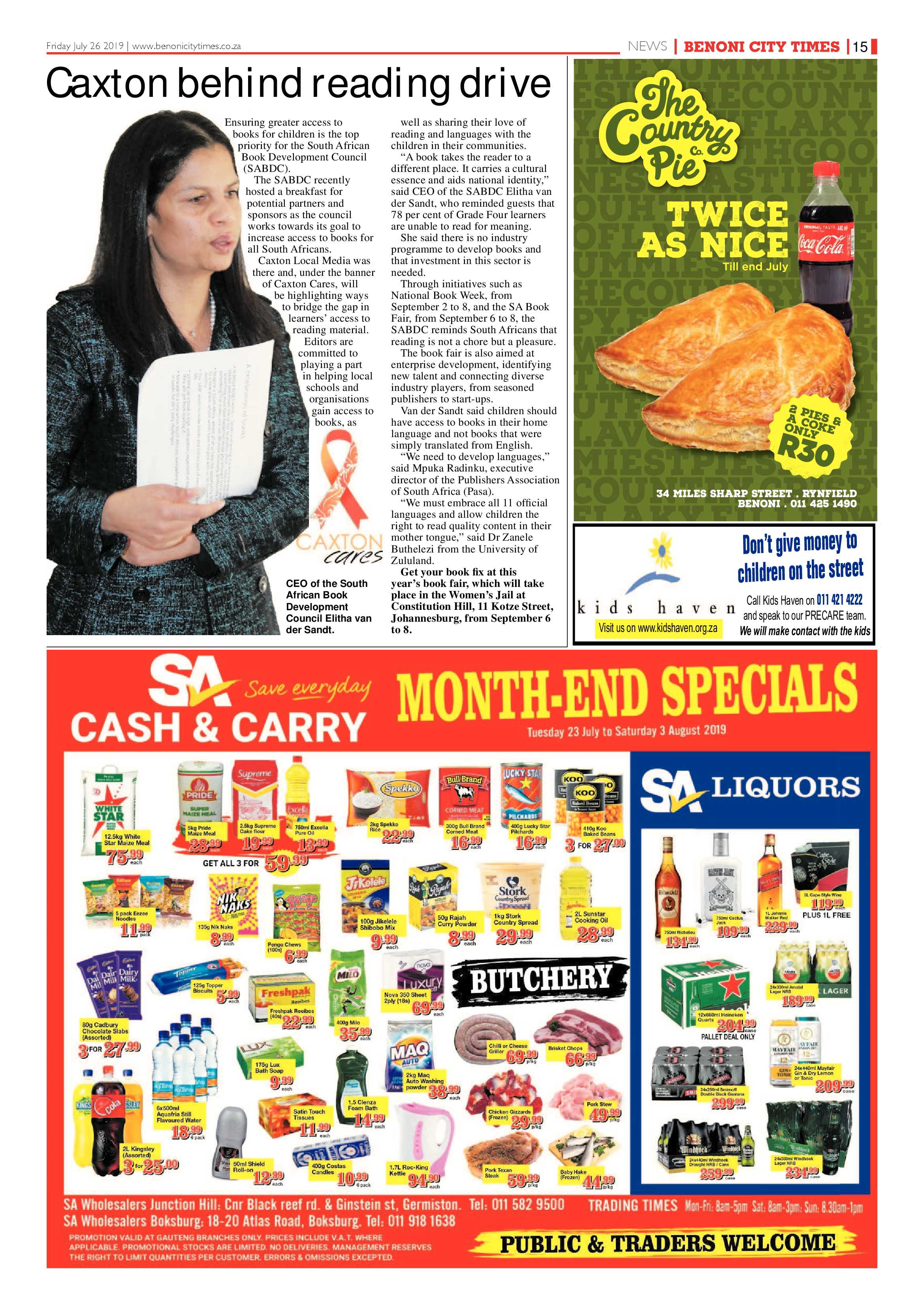 Benoni City Times 25 July 2019 page 15