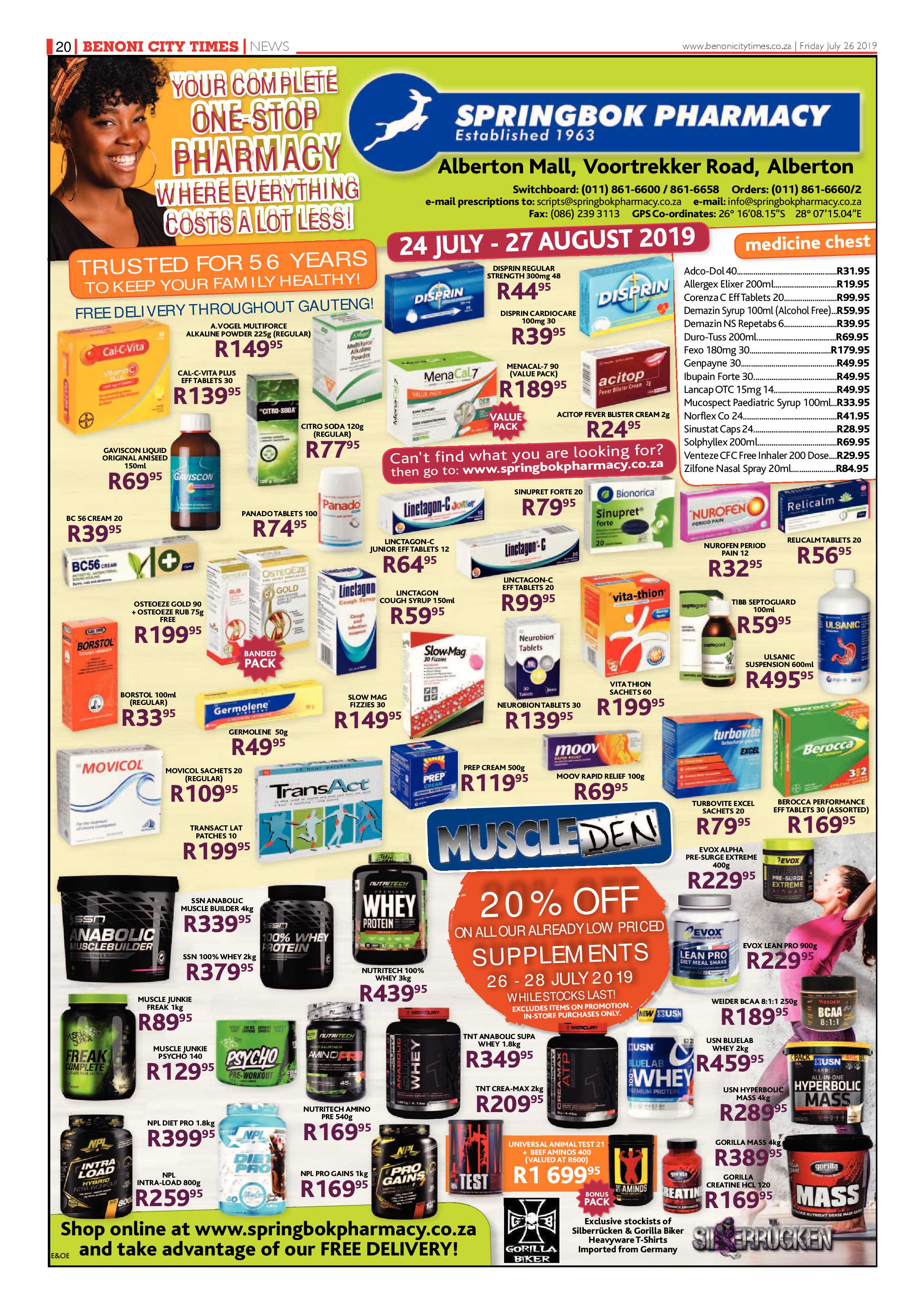 Benoni City Times 25 July 2019 page 20