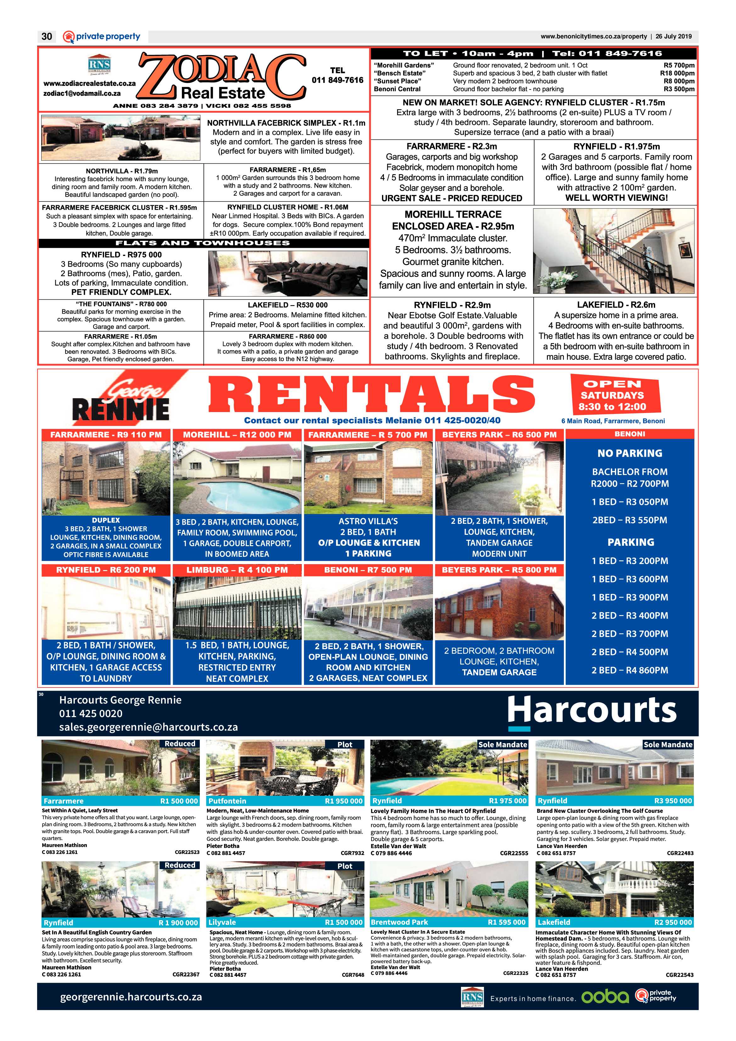 Benoni City Times 25 July 2019 page 30