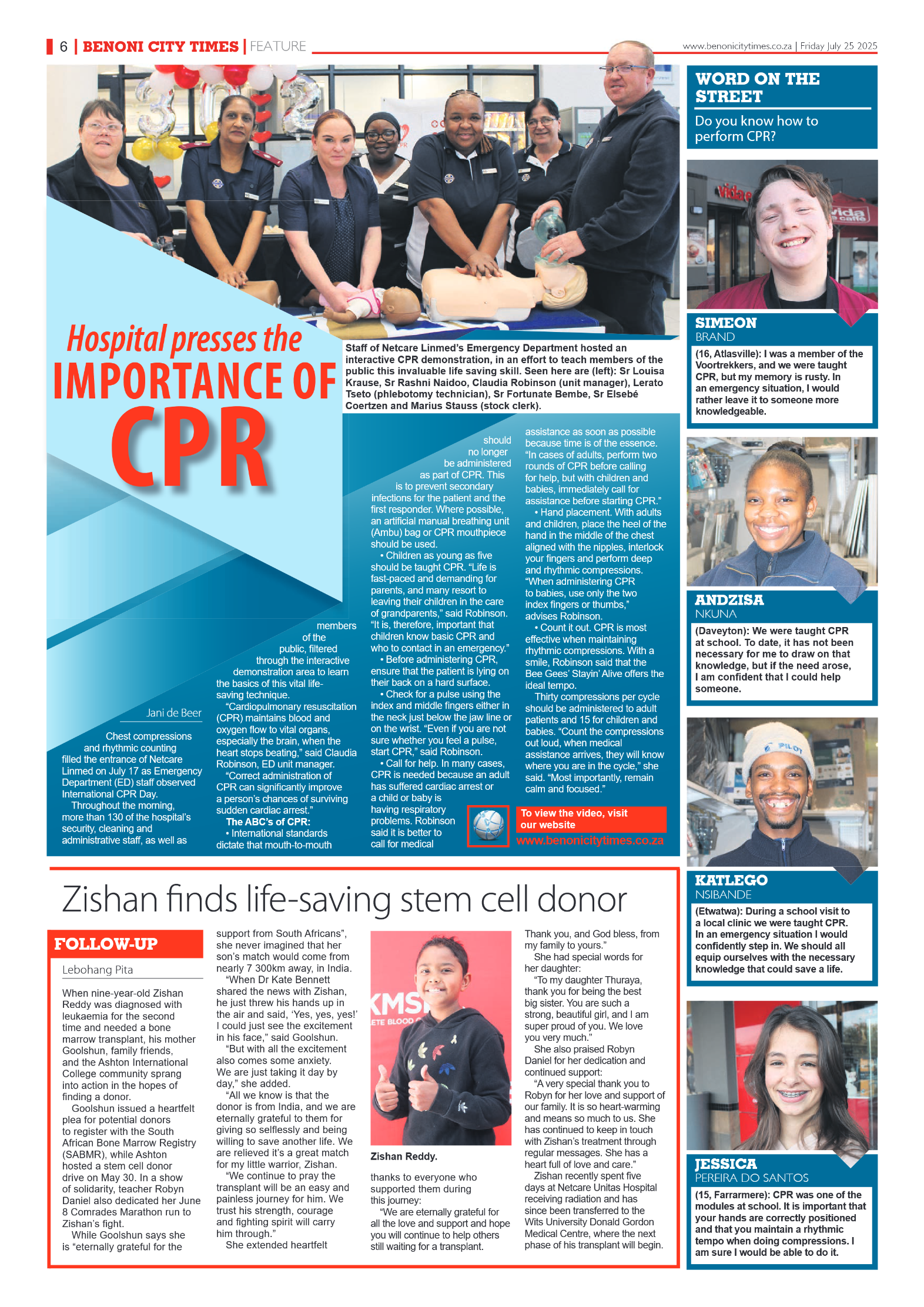 Benoni City Times 25 July 2025 page 6