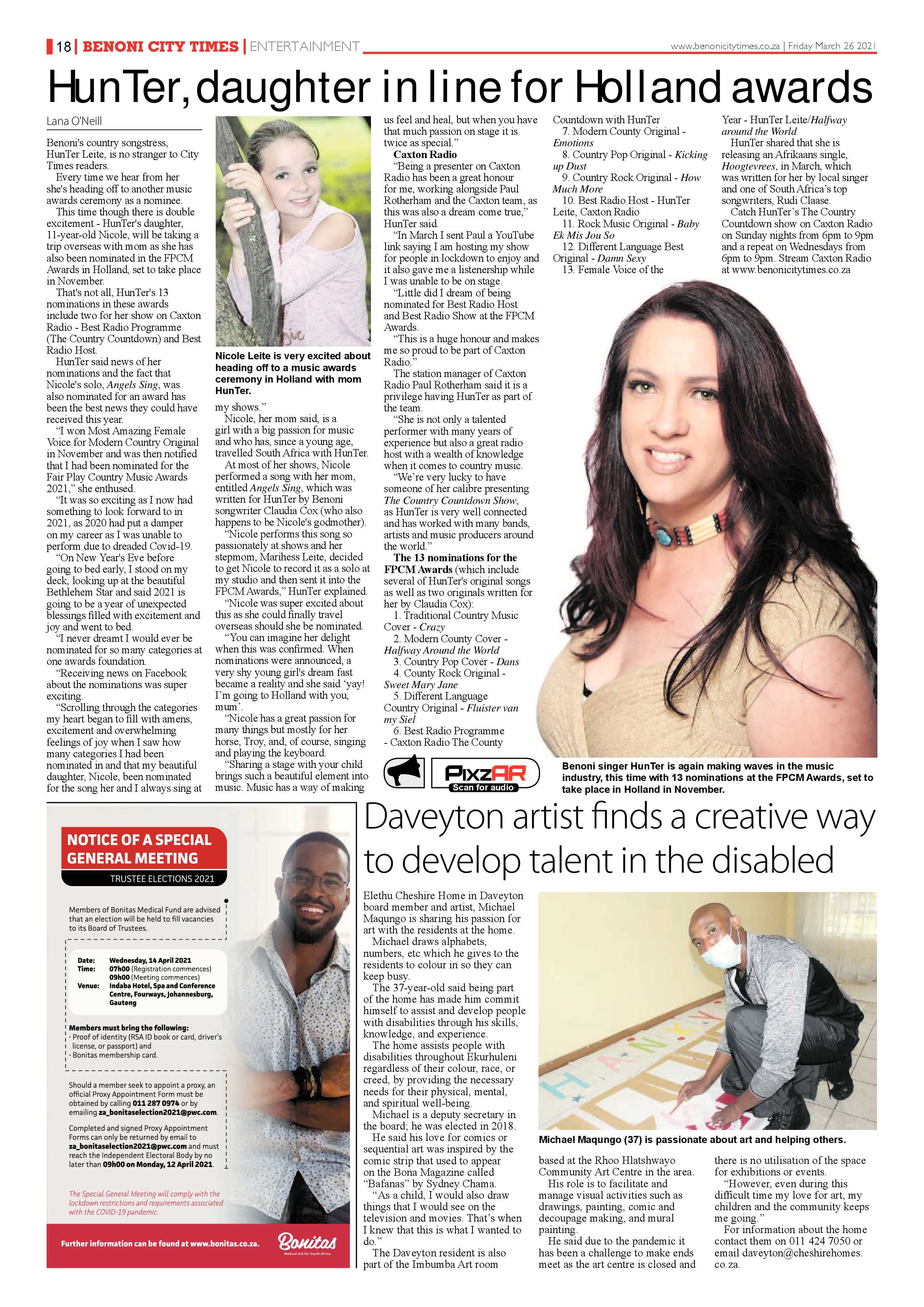 Benoni City Times 25 March 2021 page 18