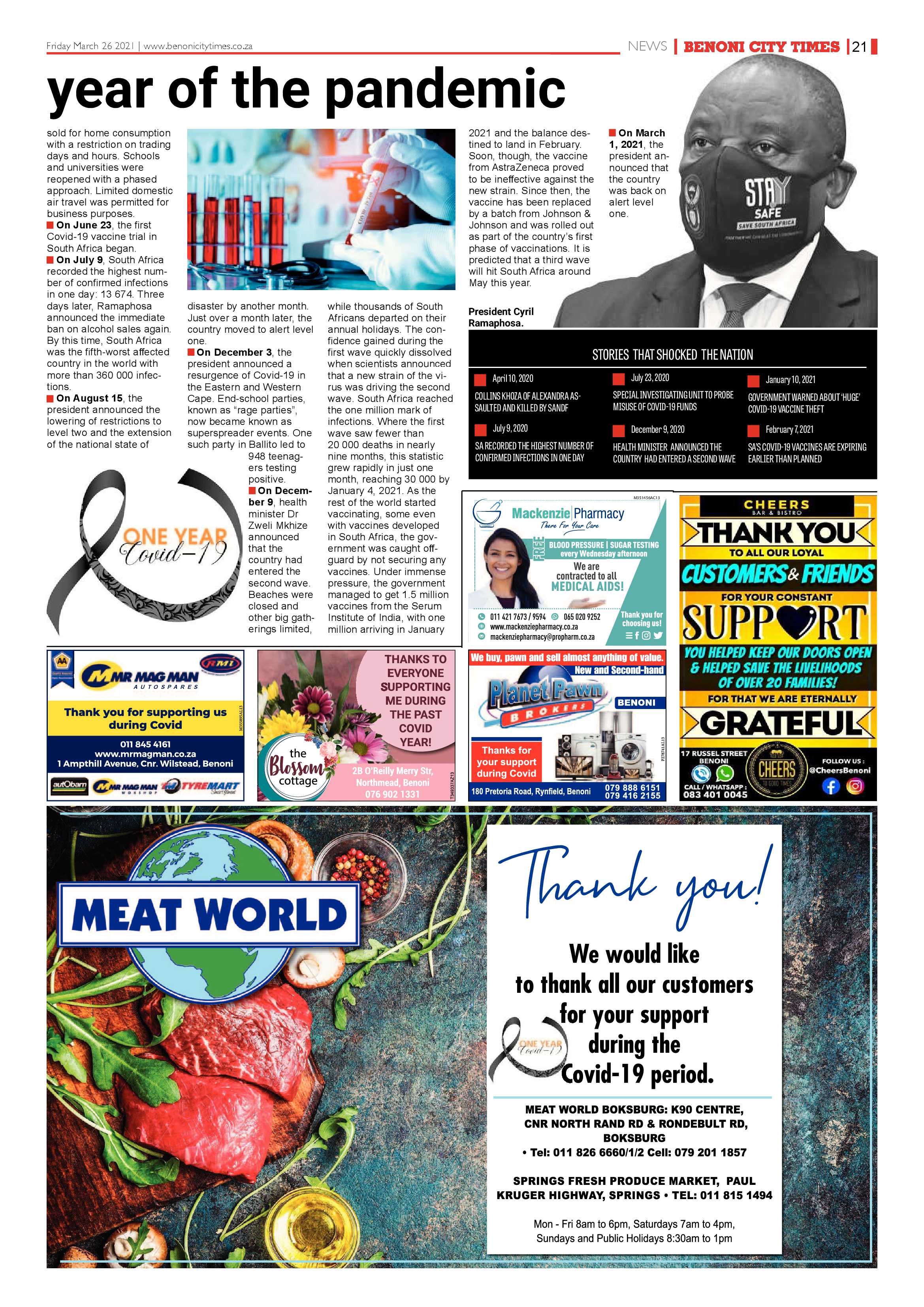 Benoni City Times 25 March 2021 page 21