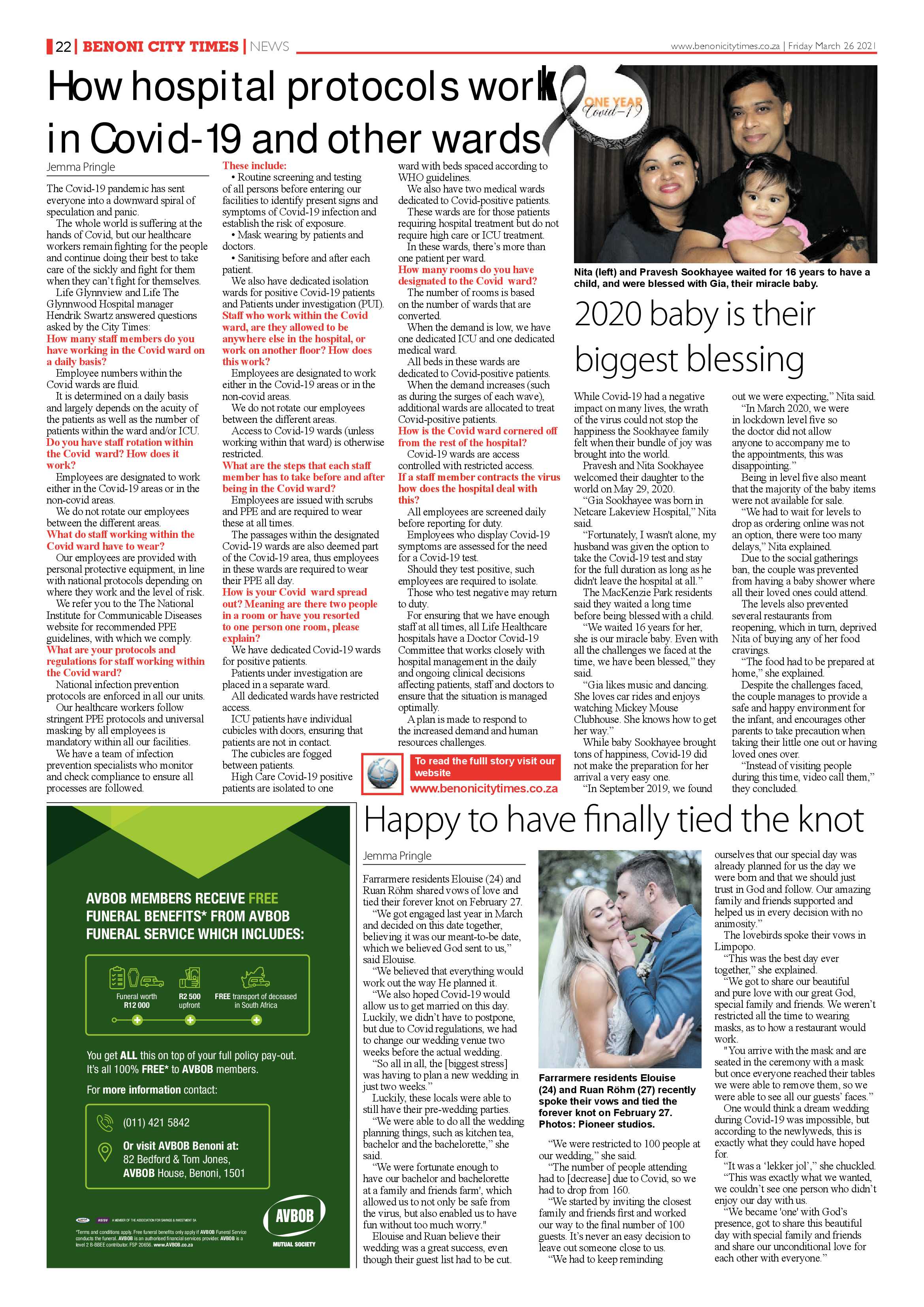 Benoni City Times 25 March 2021 page 22