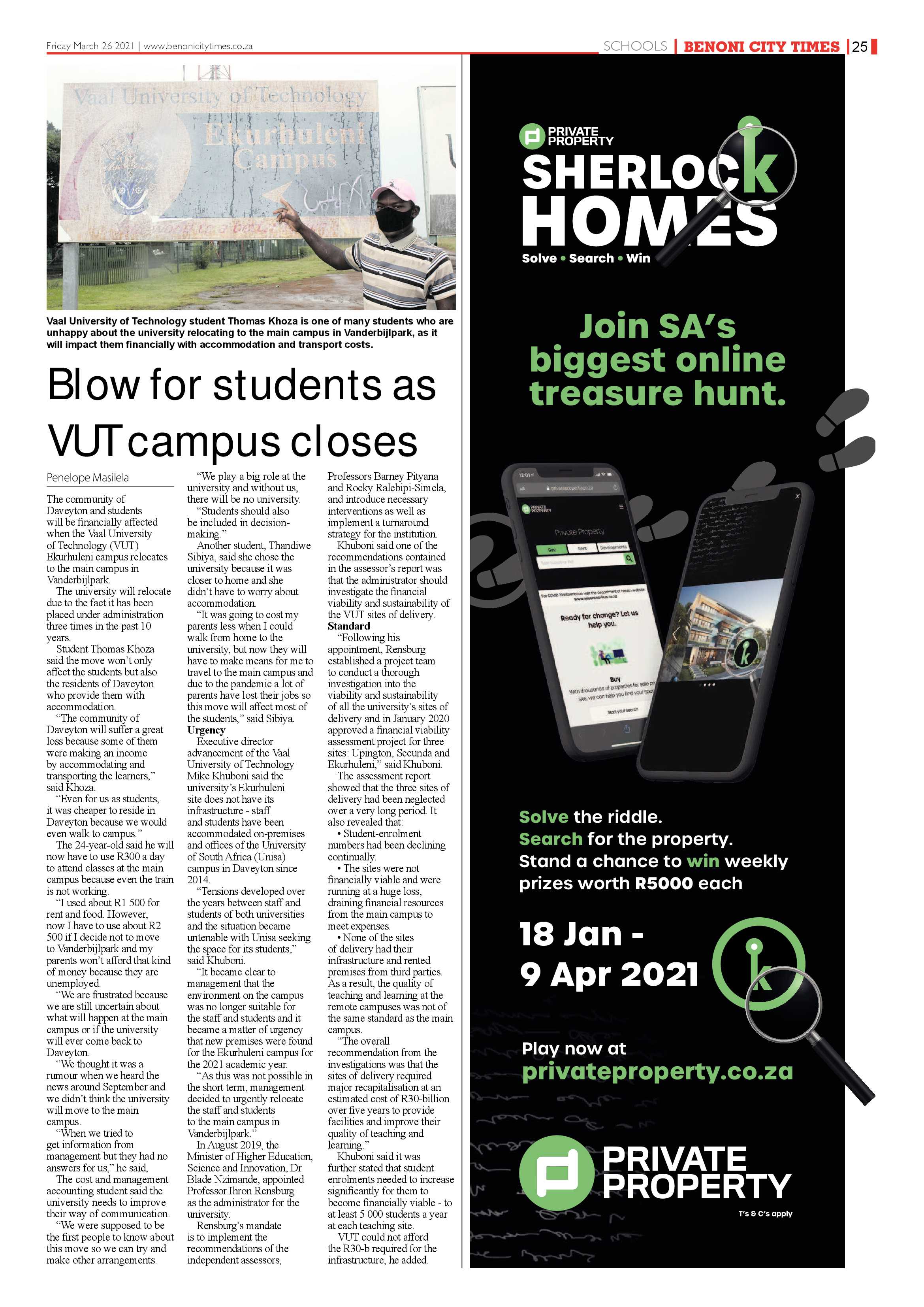 Benoni City Times 25 March 2021 page 25