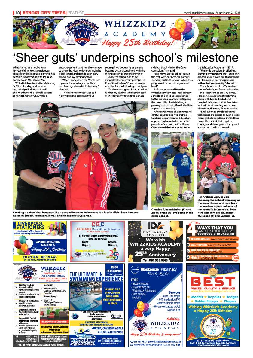 Benoni City Times 25 March 2022 page 10