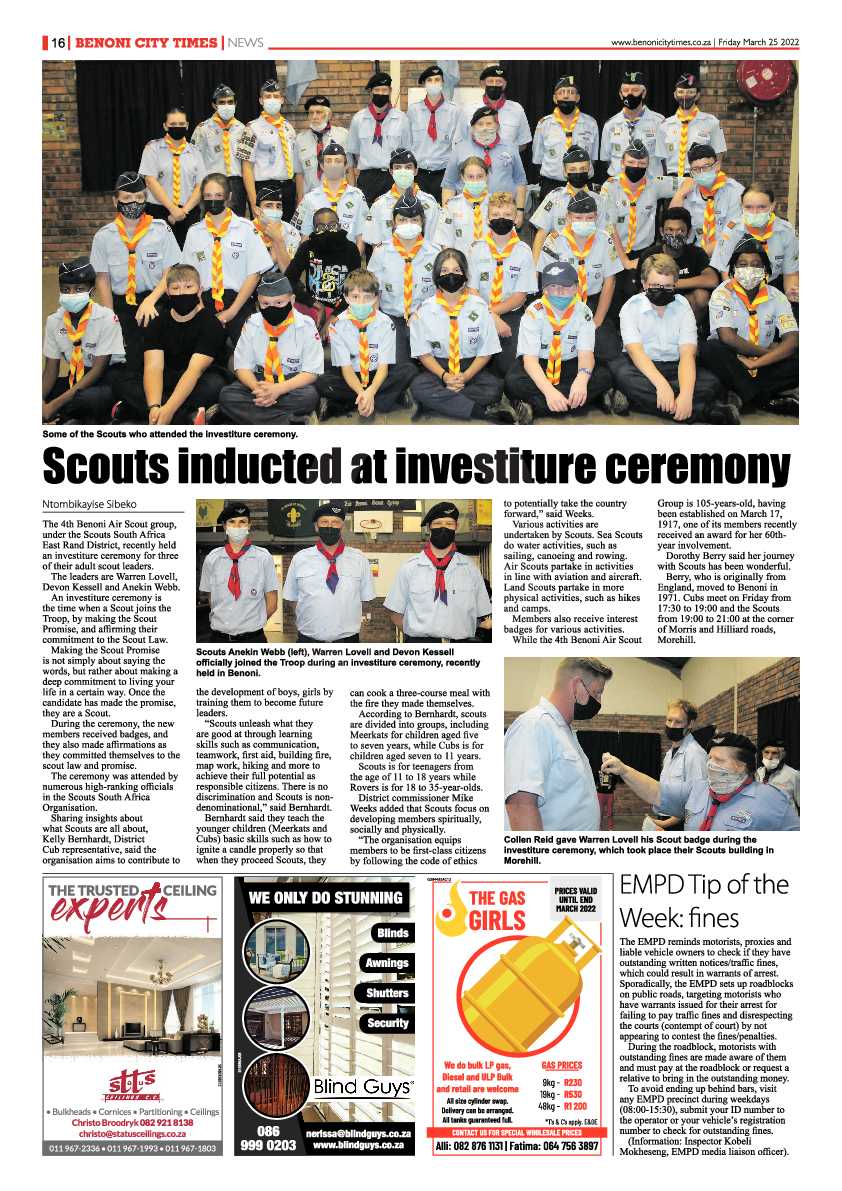Benoni City Times 25 March 2022 page 15