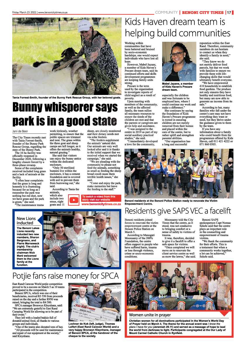 Benoni City Times 25 March 2022 page 16