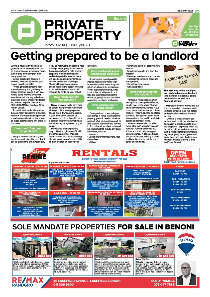 Benoni City Times 25 March 2022 page 18